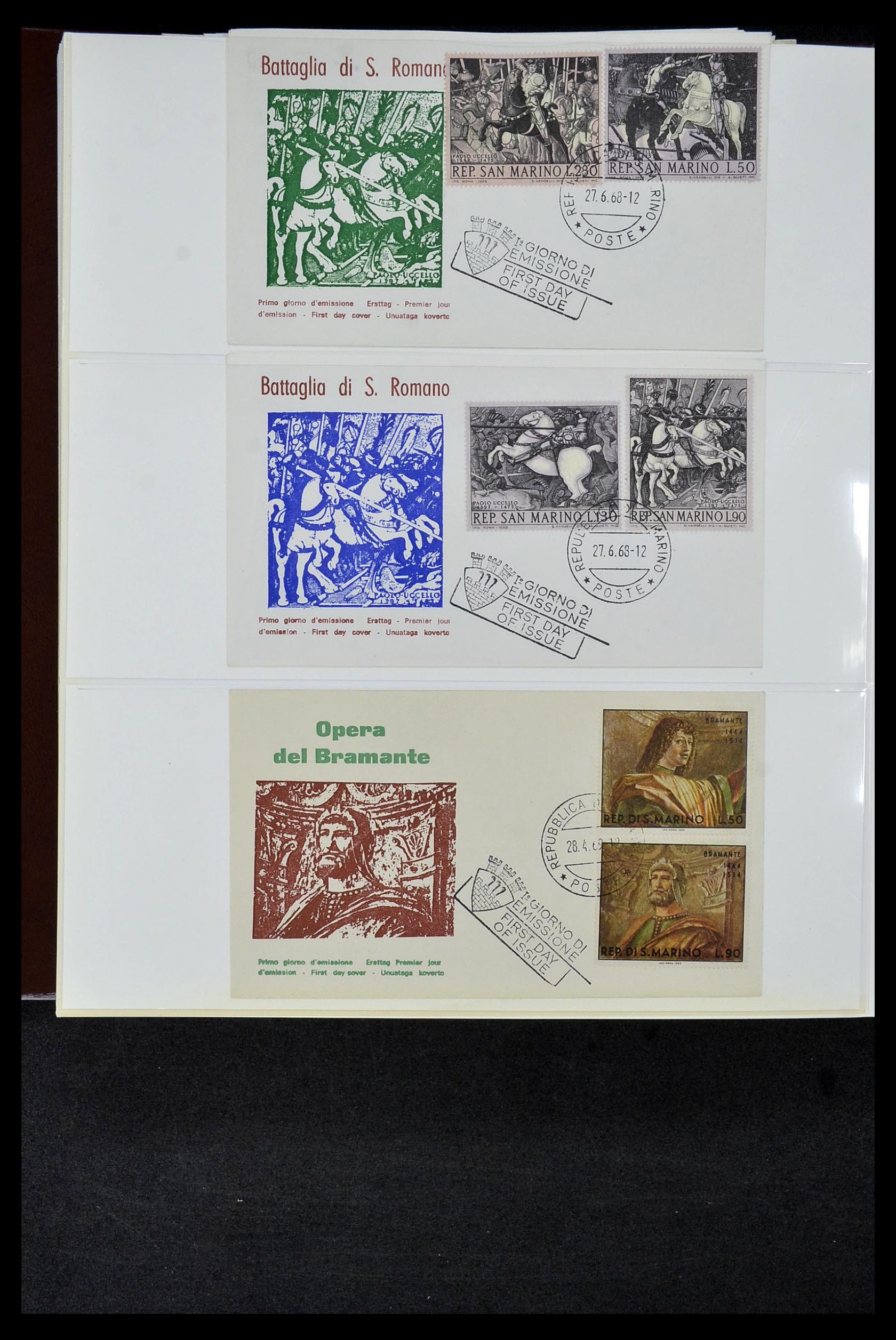 34956 629 - Postzegelverzameling 34956 Wereld brieven/FDC's 1880-1980.