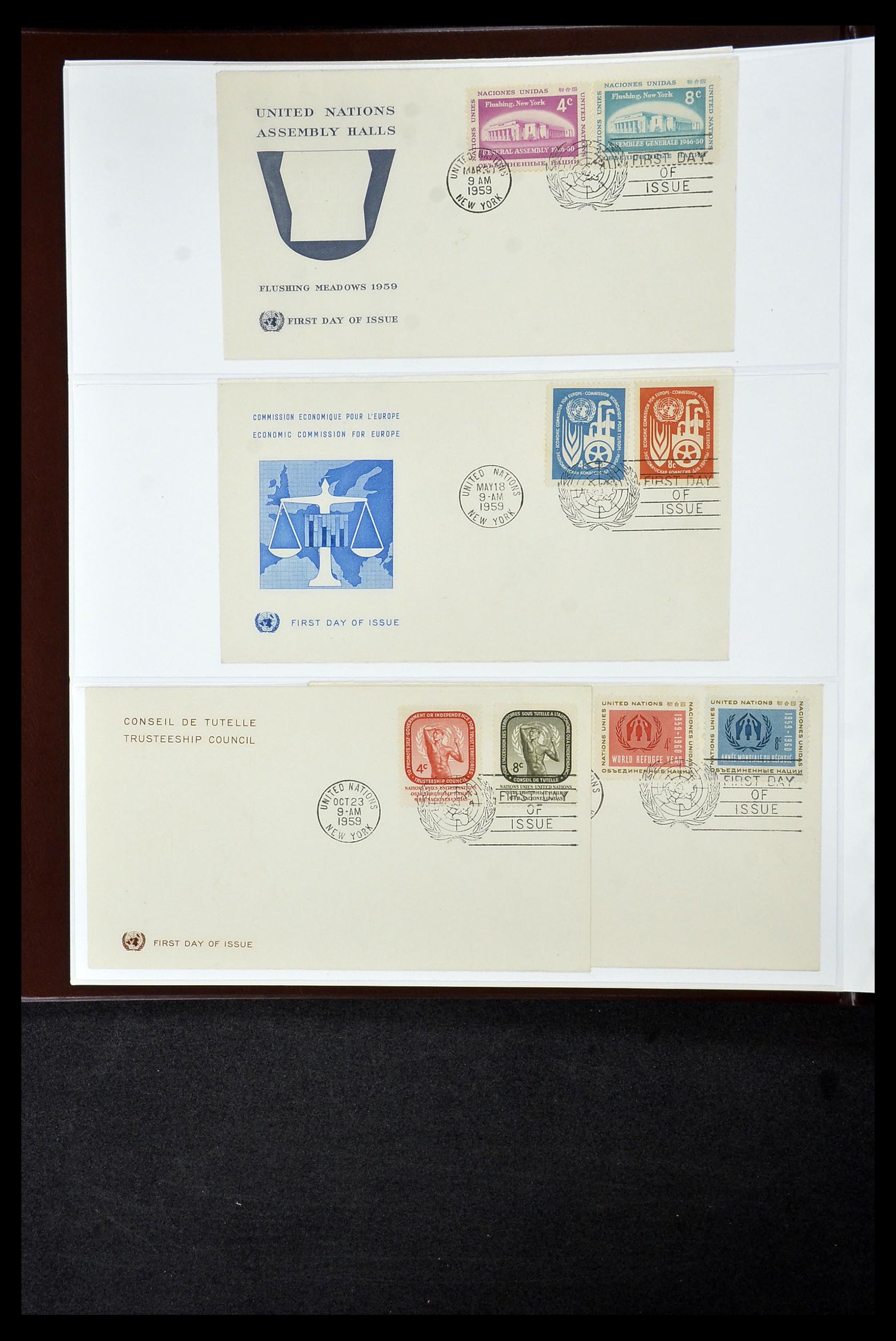 34956 641 - Postzegelverzameling 34956 Wereld brieven/FDC's 1880-1980.