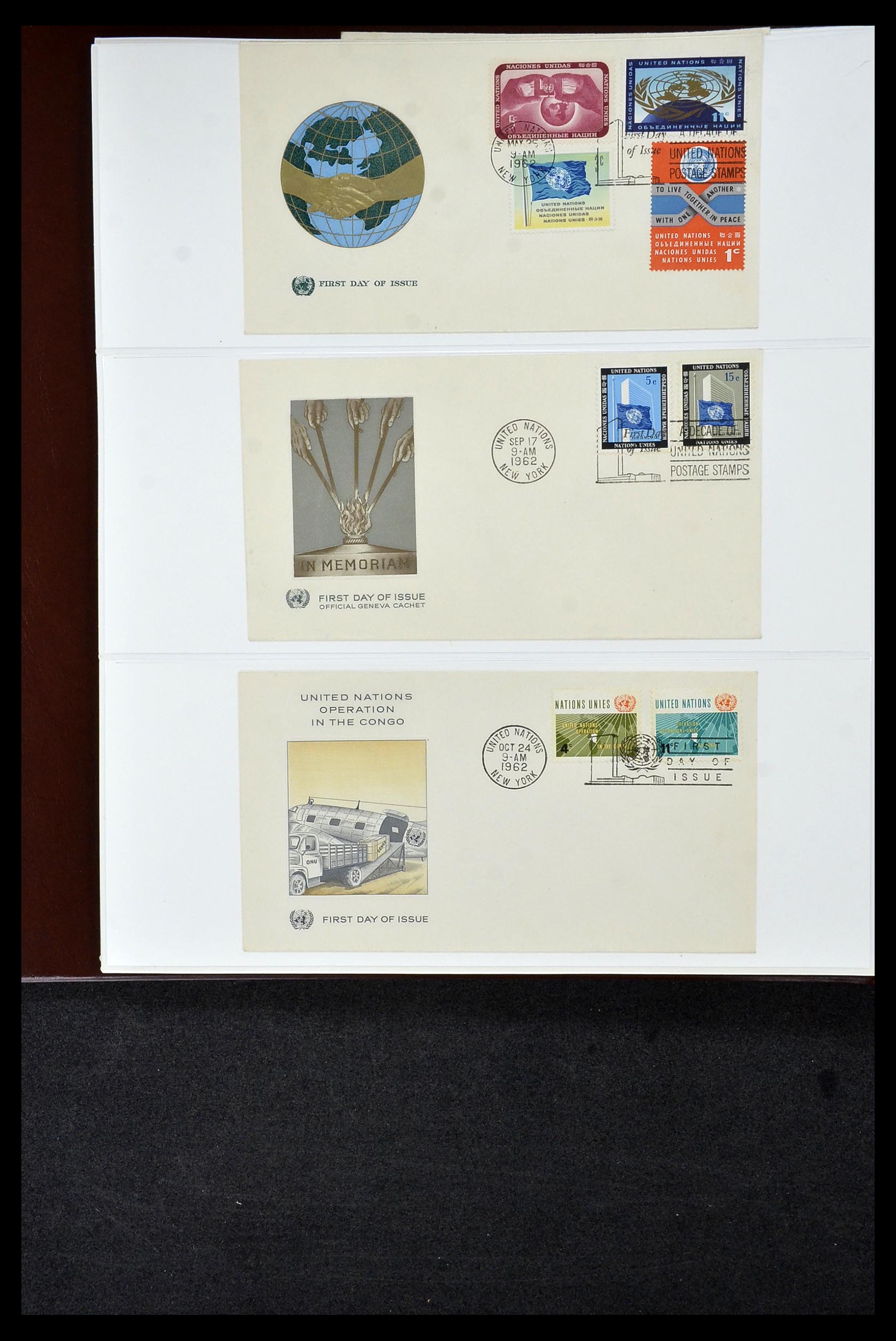 34956 646 - Postzegelverzameling 34956 Wereld brieven/FDC's 1880-1980.