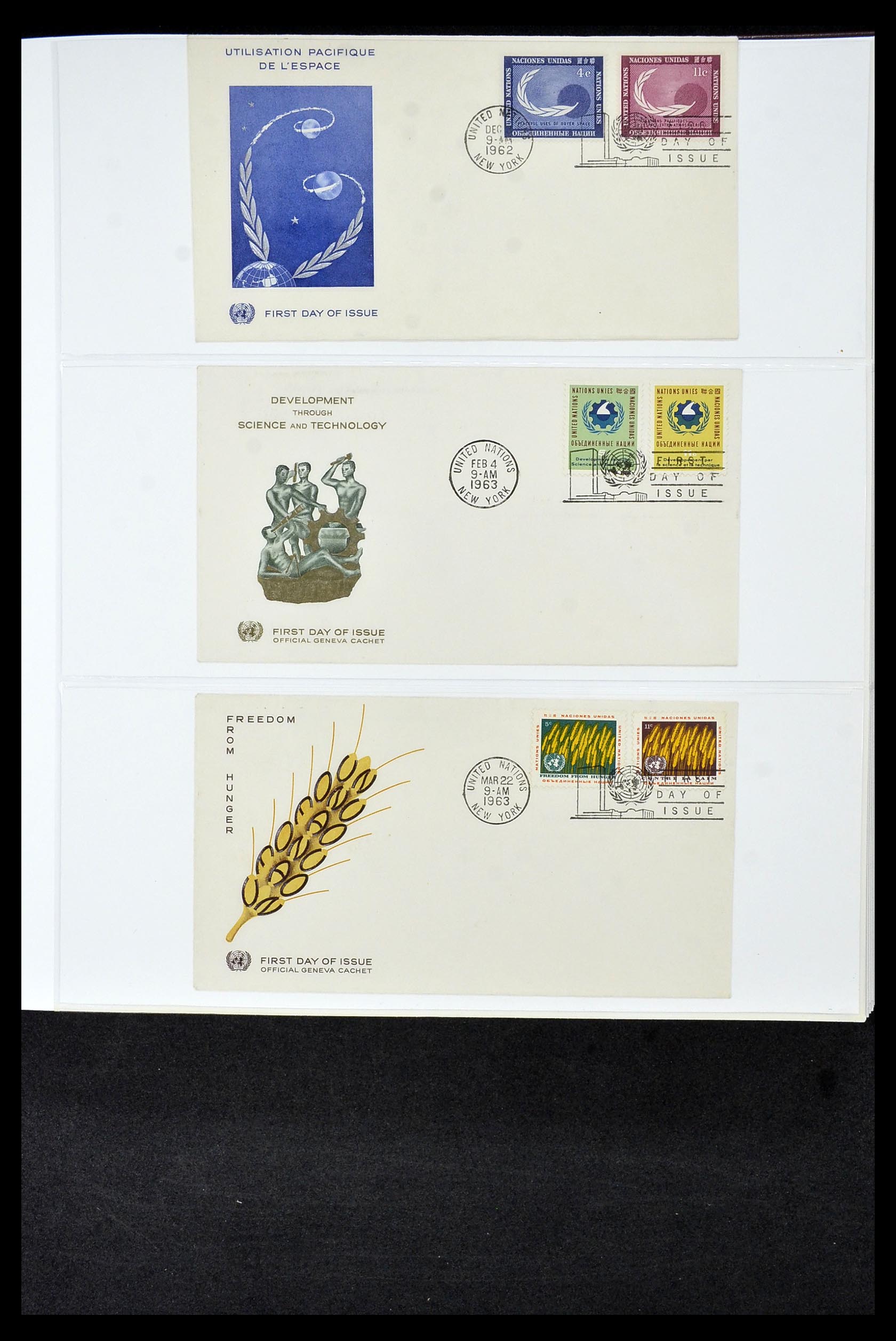 34956 647 - Postzegelverzameling 34956 Wereld brieven/FDC's 1880-1980.
