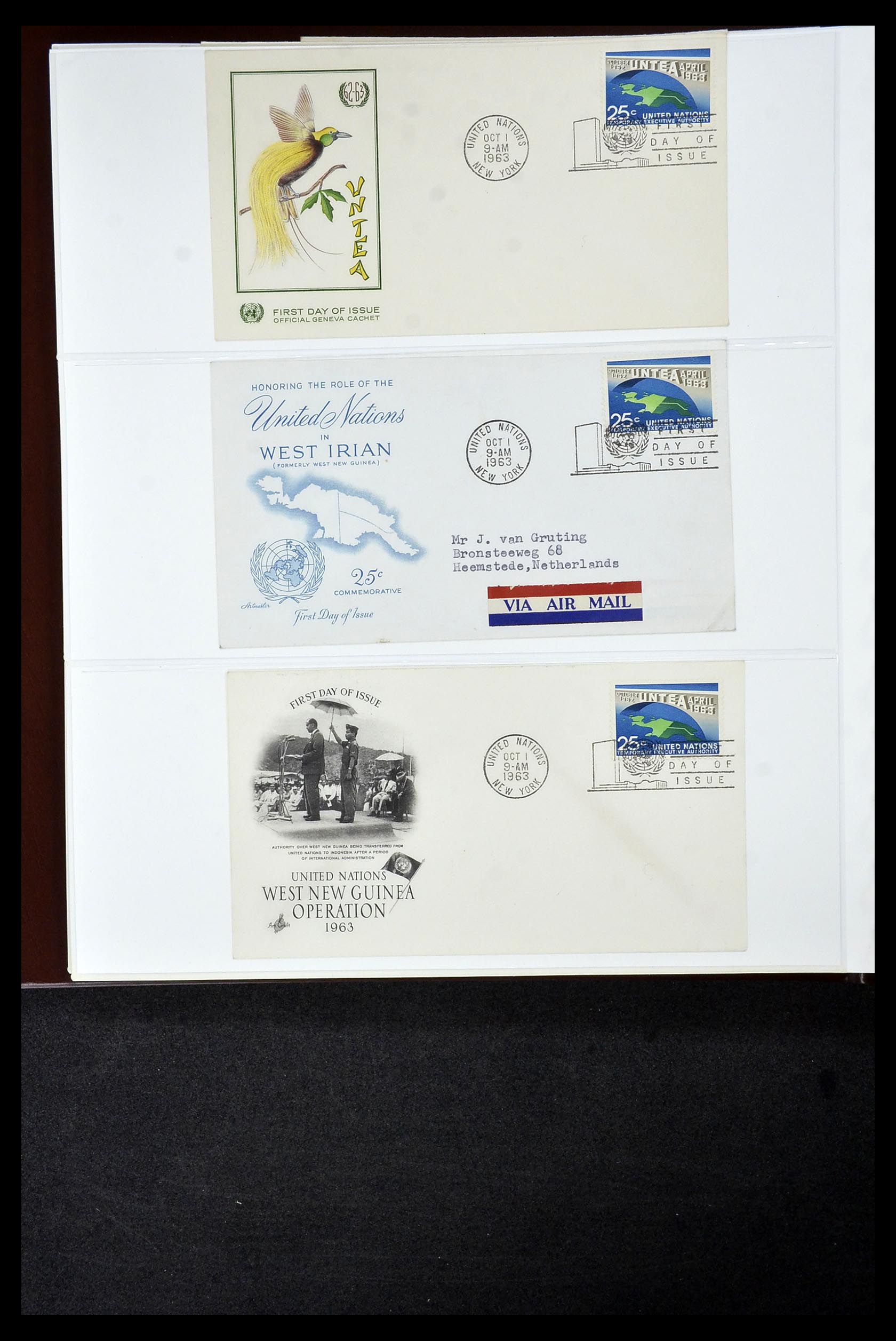 34956 649 - Postzegelverzameling 34956 Wereld brieven/FDC's 1880-1980.