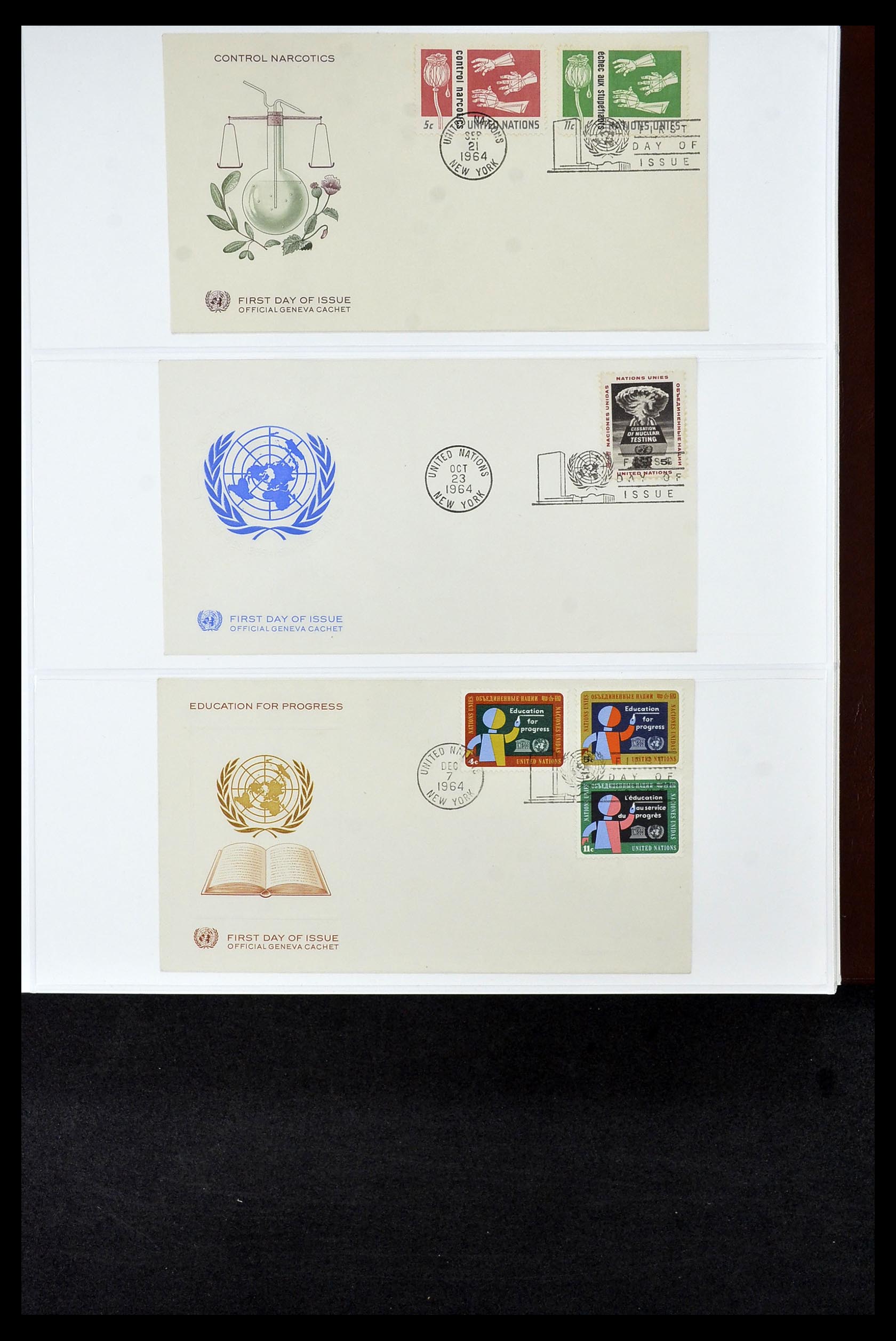 34956 651 - Postzegelverzameling 34956 Wereld brieven/FDC's 1880-1980.