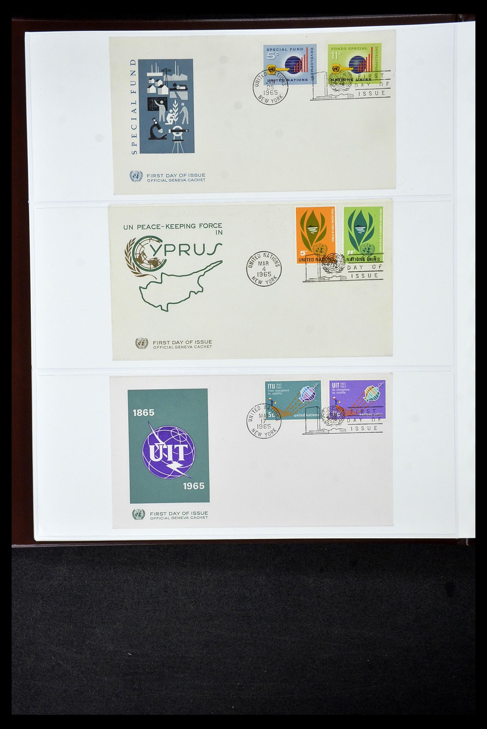 34956 653 - Postzegelverzameling 34956 Wereld brieven/FDC's 1880-1980.