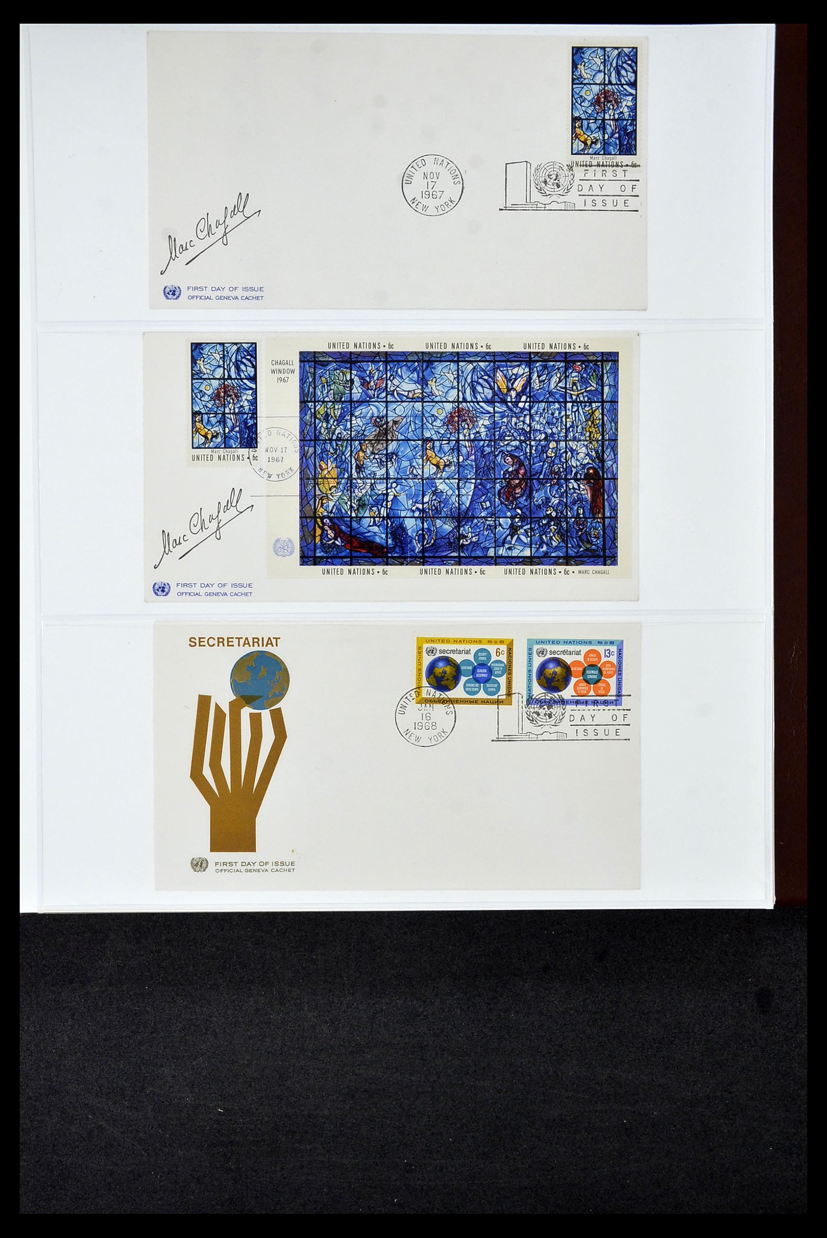 34956 659 - Postzegelverzameling 34956 Wereld brieven/FDC's 1880-1980.