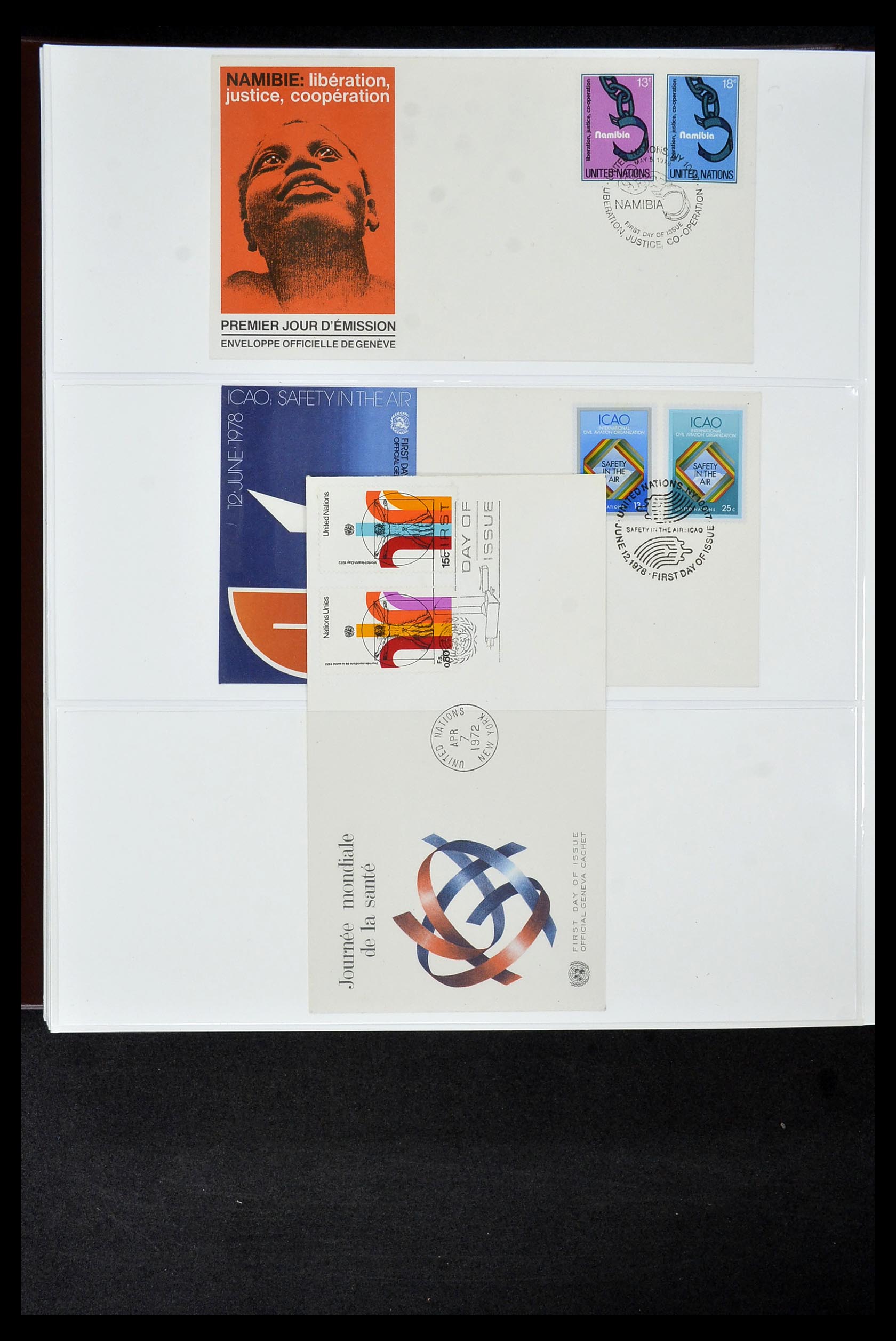 34956 681 - Postzegelverzameling 34956 Wereld brieven/FDC's 1880-1980.