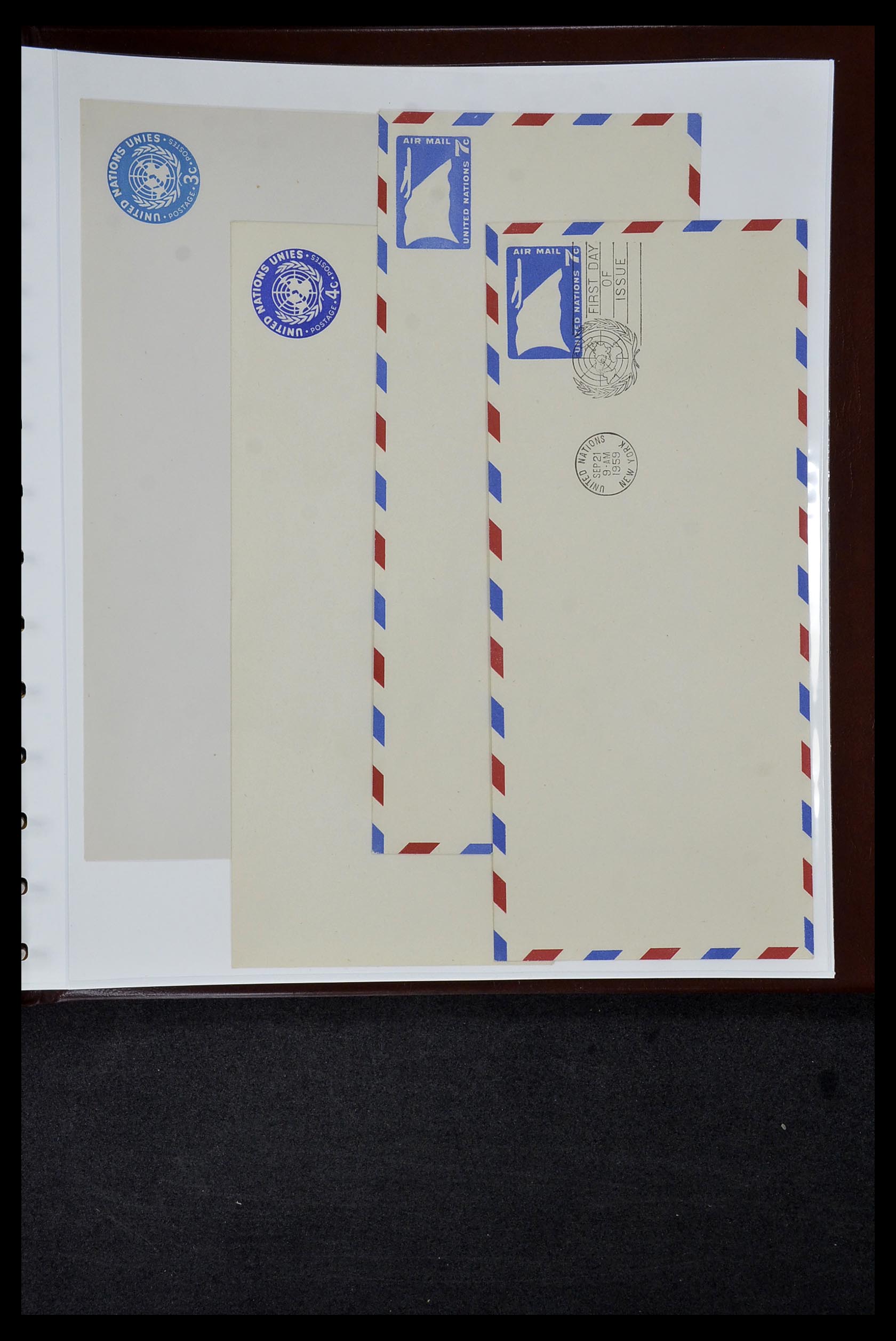 34956 687 - Postzegelverzameling 34956 Wereld brieven/FDC's 1880-1980.