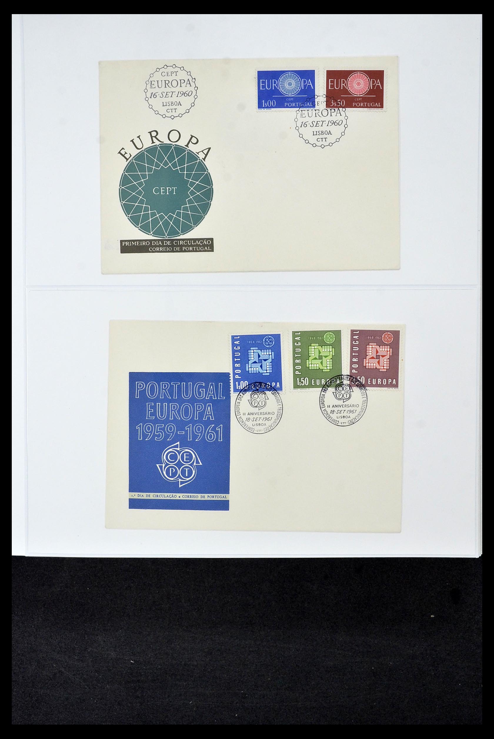 34956 690 - Postzegelverzameling 34956 Wereld brieven/FDC's 1880-1980.