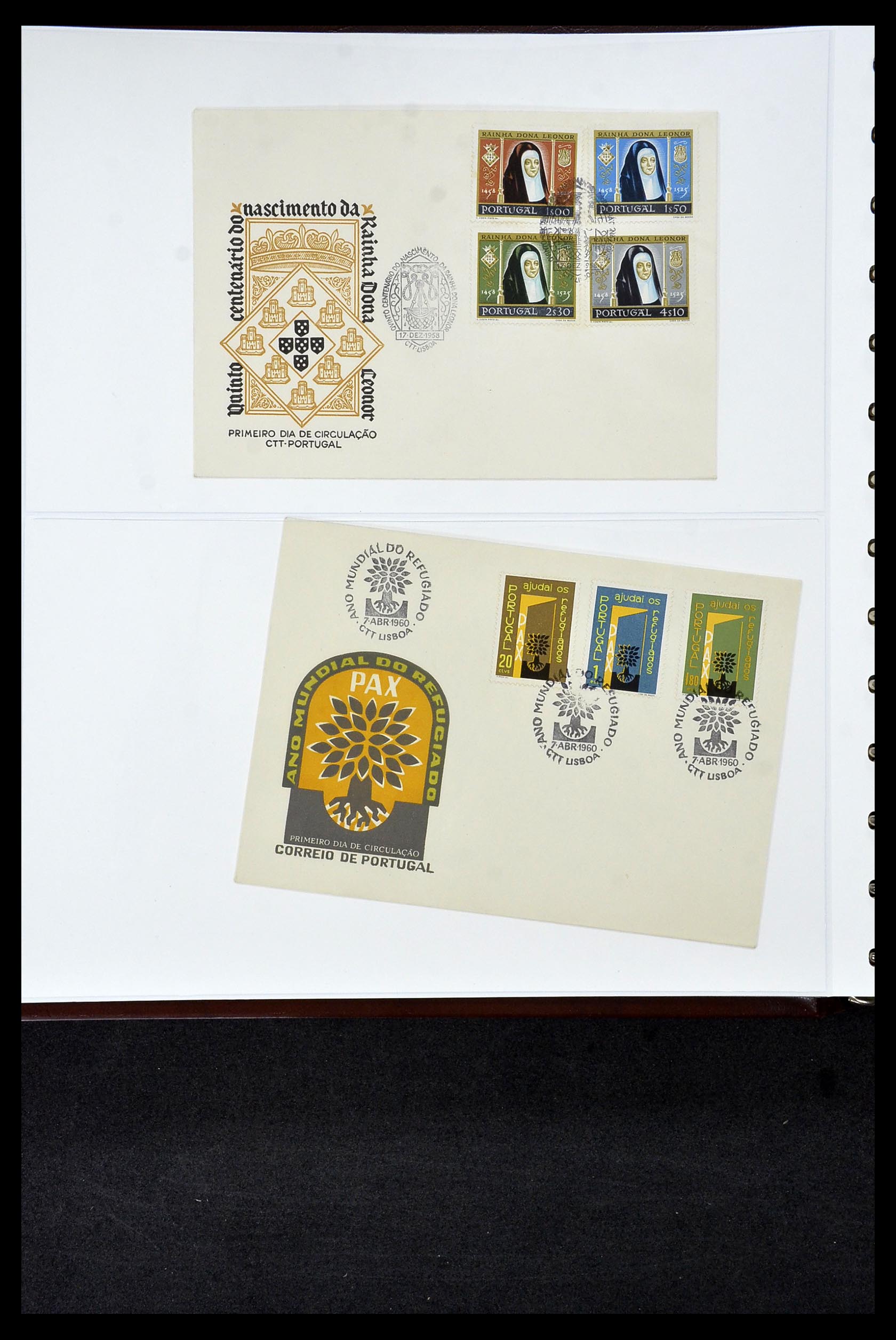 34956 691 - Postzegelverzameling 34956 Wereld brieven/FDC's 1880-1980.