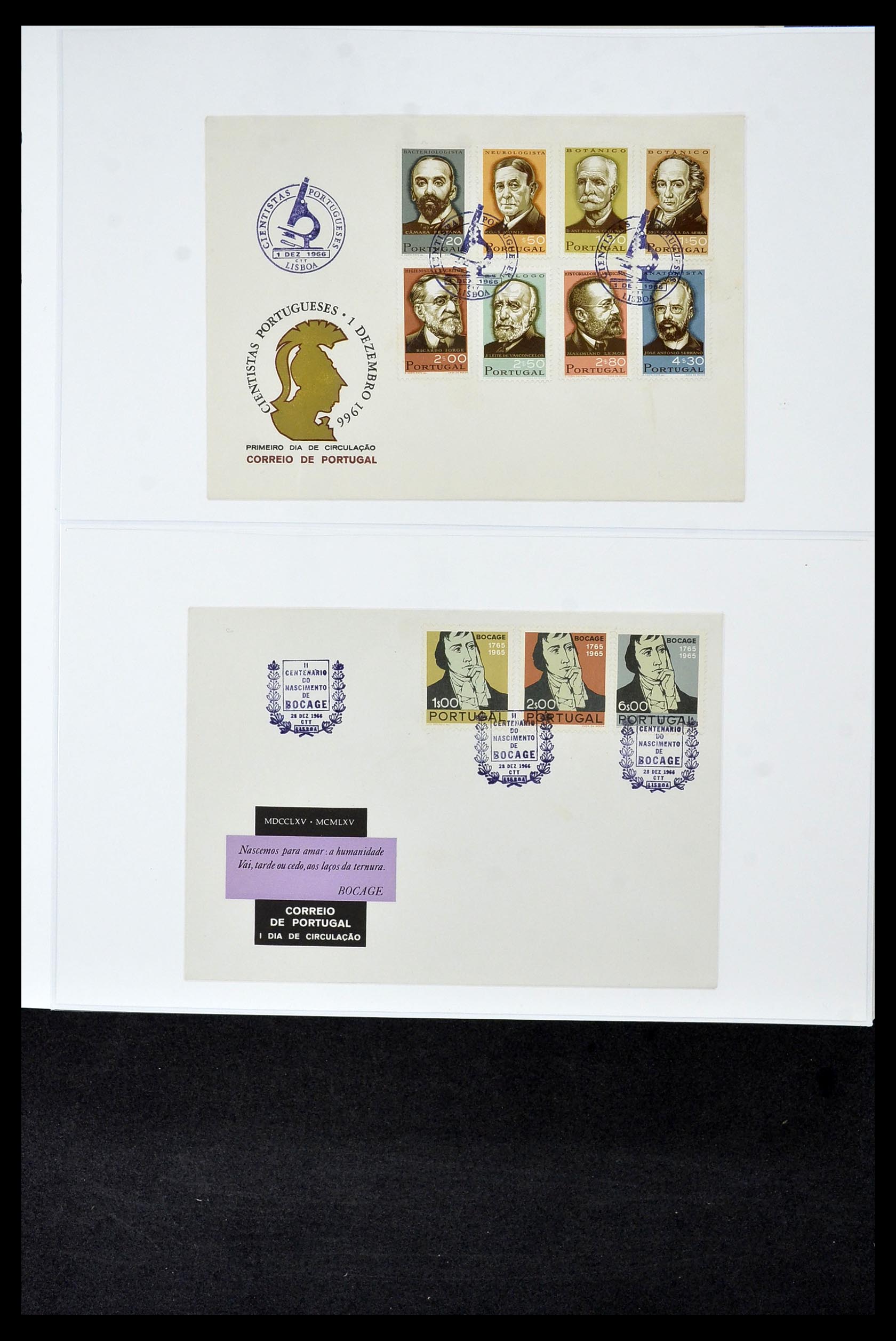 34956 693 - Postzegelverzameling 34956 Wereld brieven/FDC's 1880-1980.