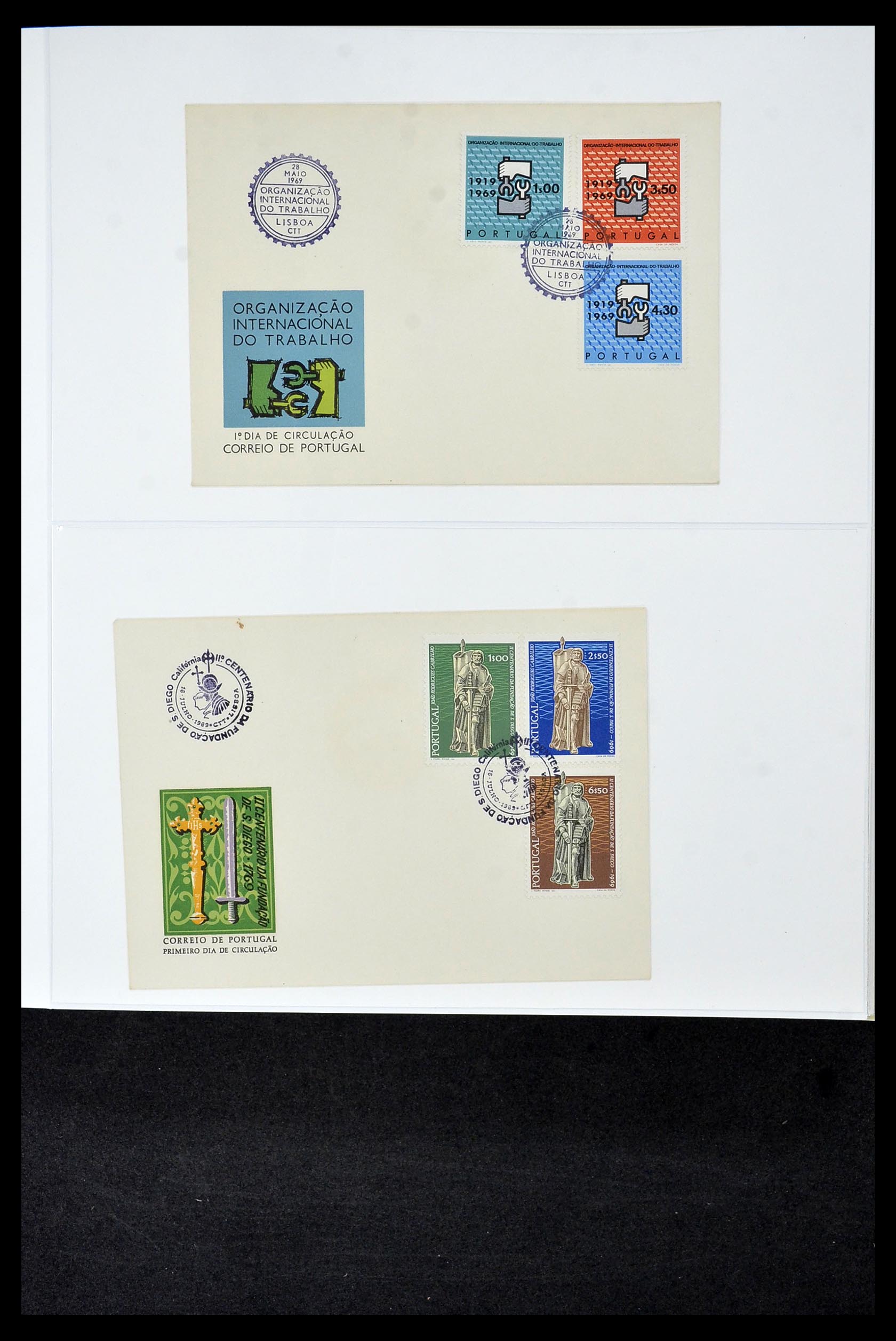 34956 697 - Postzegelverzameling 34956 Wereld brieven/FDC's 1880-1980.