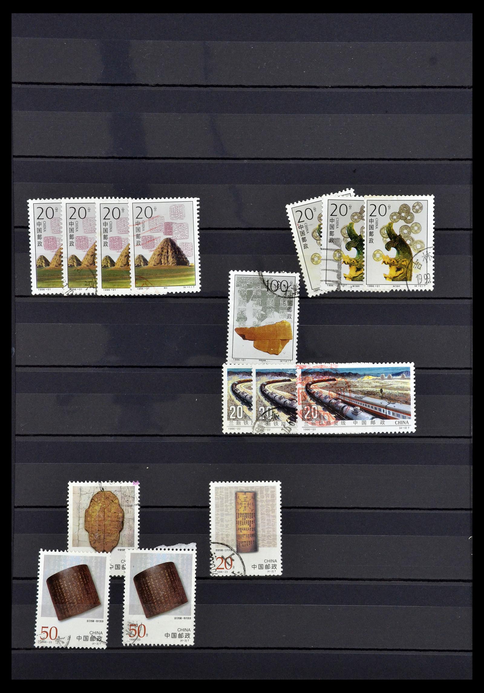 34957 163 - Postzegelverzameling 34957 China 2001-2013.