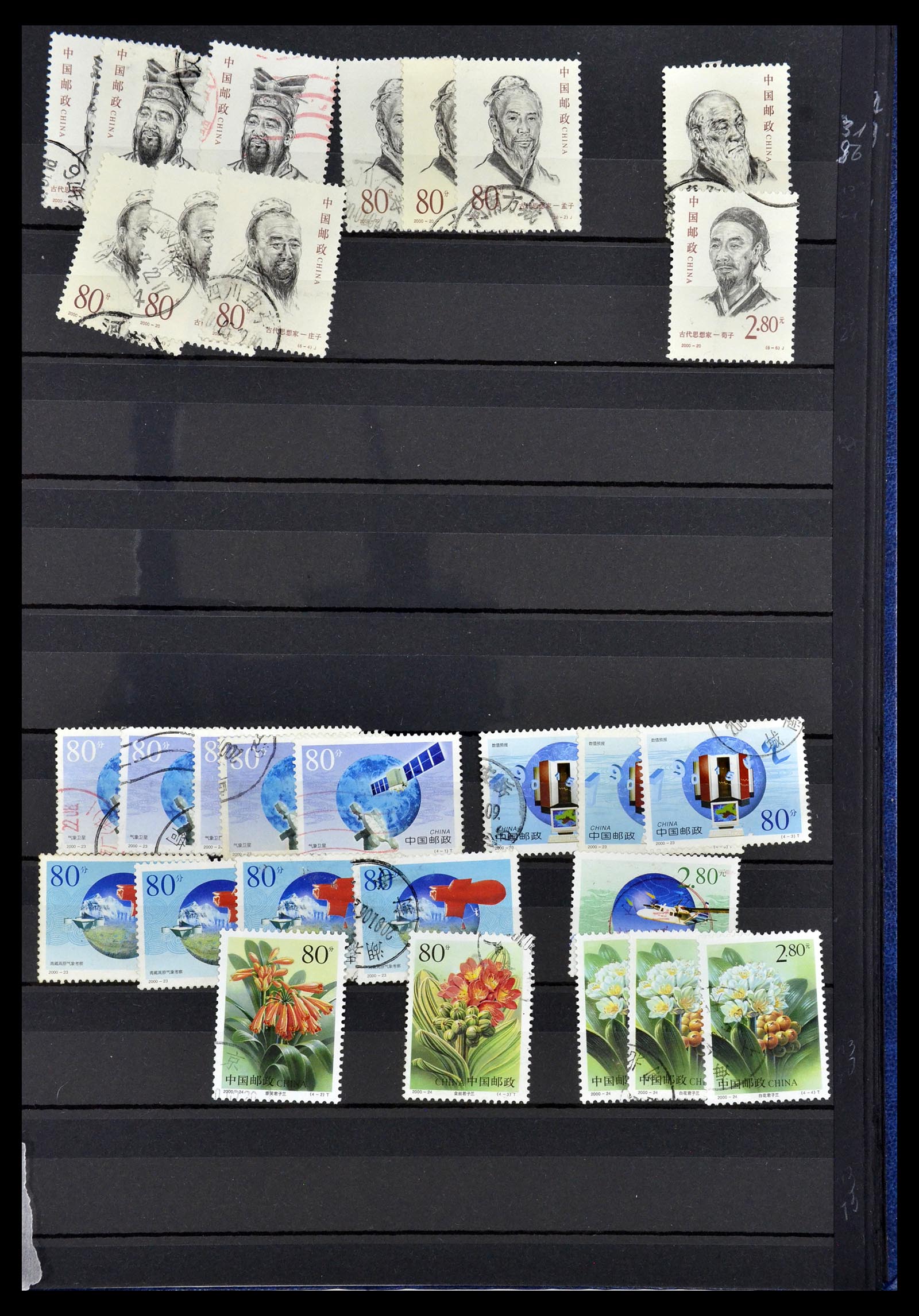 34957 192 - Postzegelverzameling 34957 China 2001-2013.
