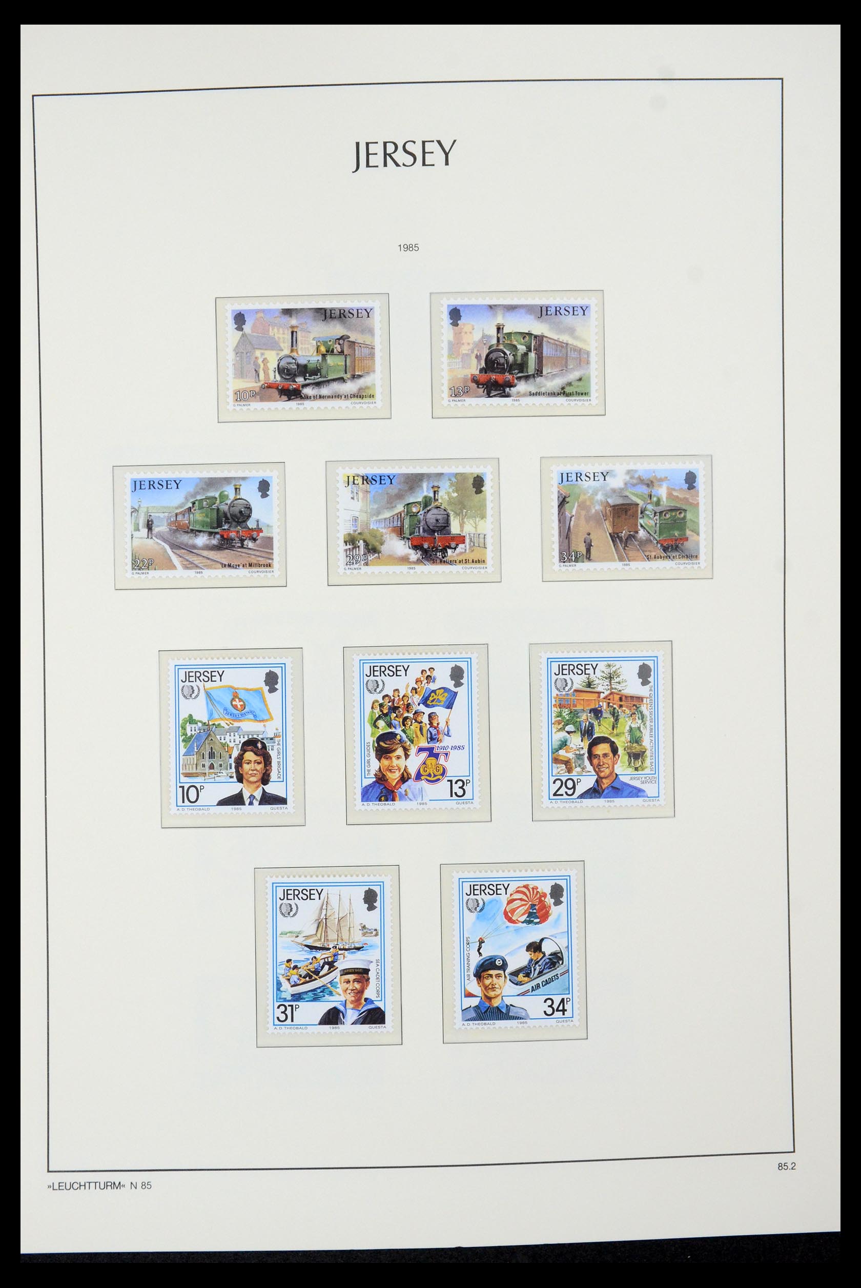 34958 043 - Postzegelverzameling 34958 Kanaaleilanden 1969-2007.