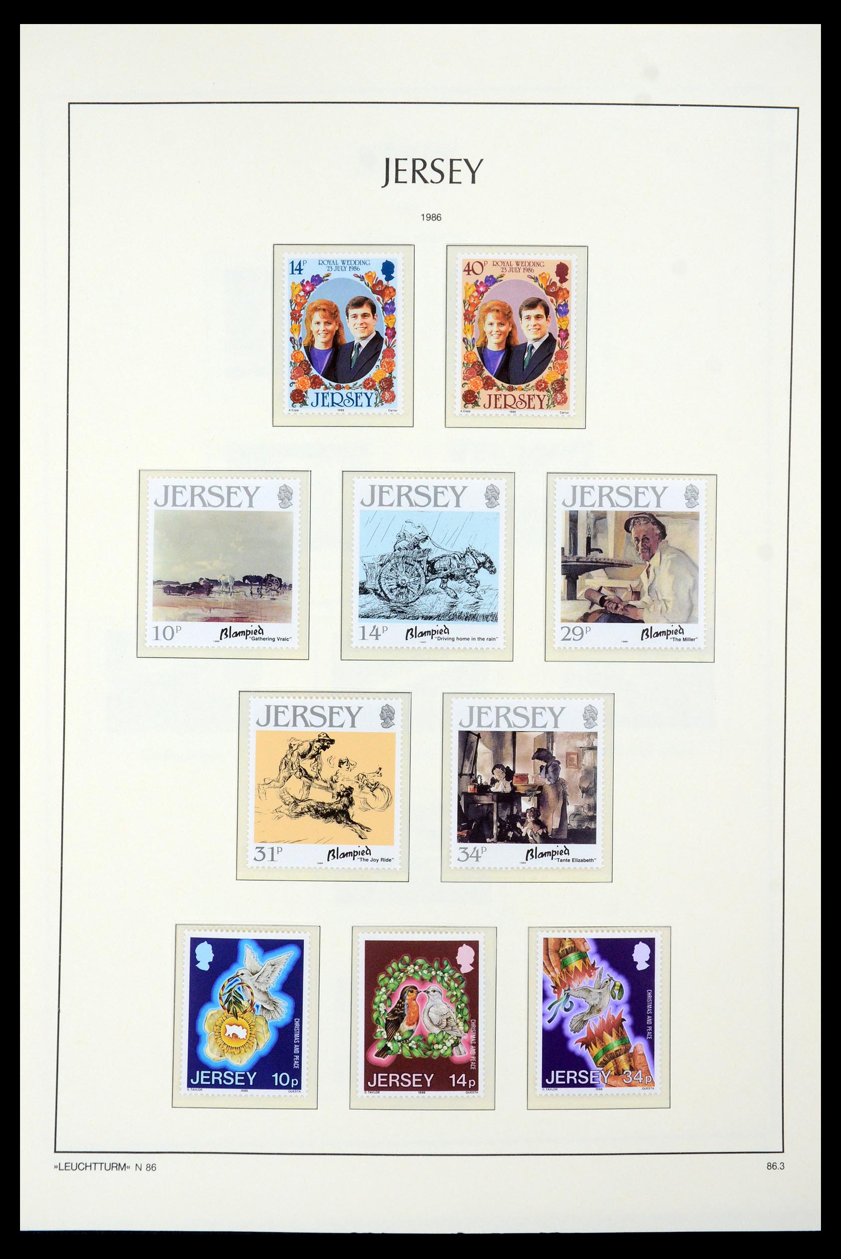 34958 048 - Postzegelverzameling 34958 Kanaaleilanden 1969-2007.
