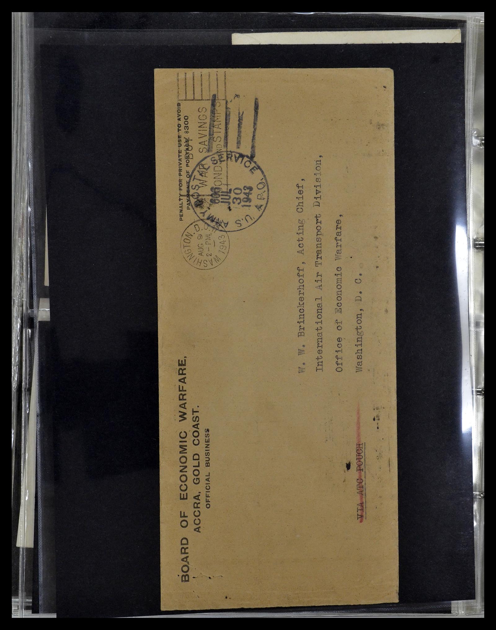34960 025 - Postzegelverzameling 34960 USA veldpost brieven 1941-1973.
