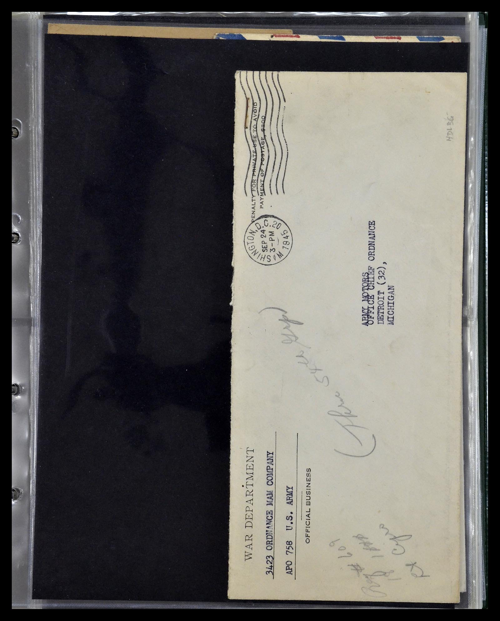 34960 051 - Postzegelverzameling 34960 USA veldpost brieven 1941-1973.
