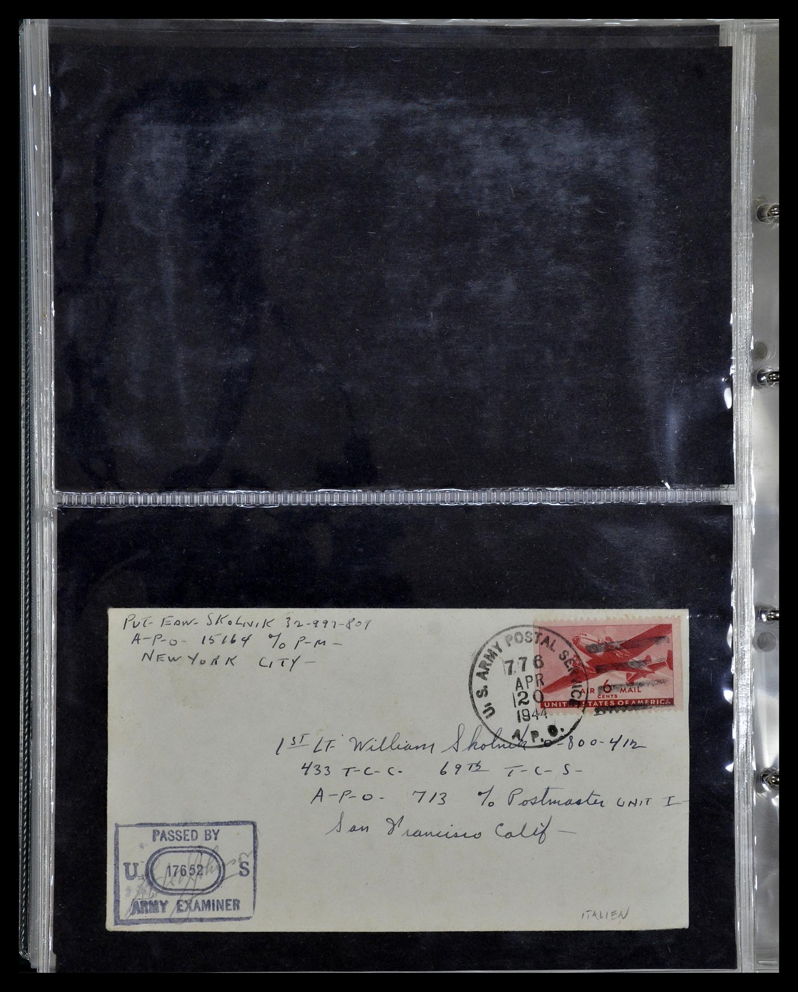 34960 057 - Postzegelverzameling 34960 USA veldpost brieven 1941-1973.