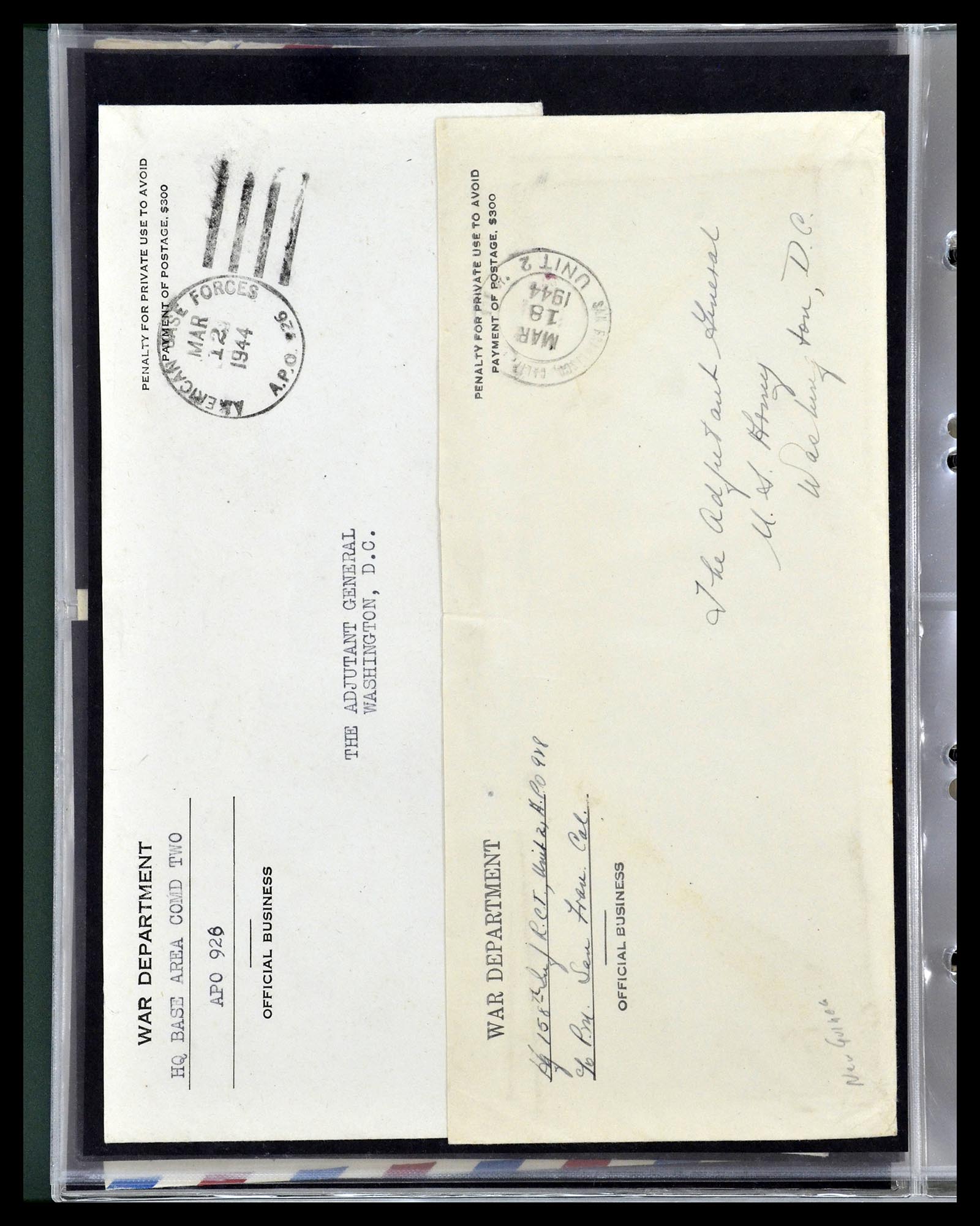 34960 241 - Postzegelverzameling 34960 USA veldpost brieven 1941-1973.