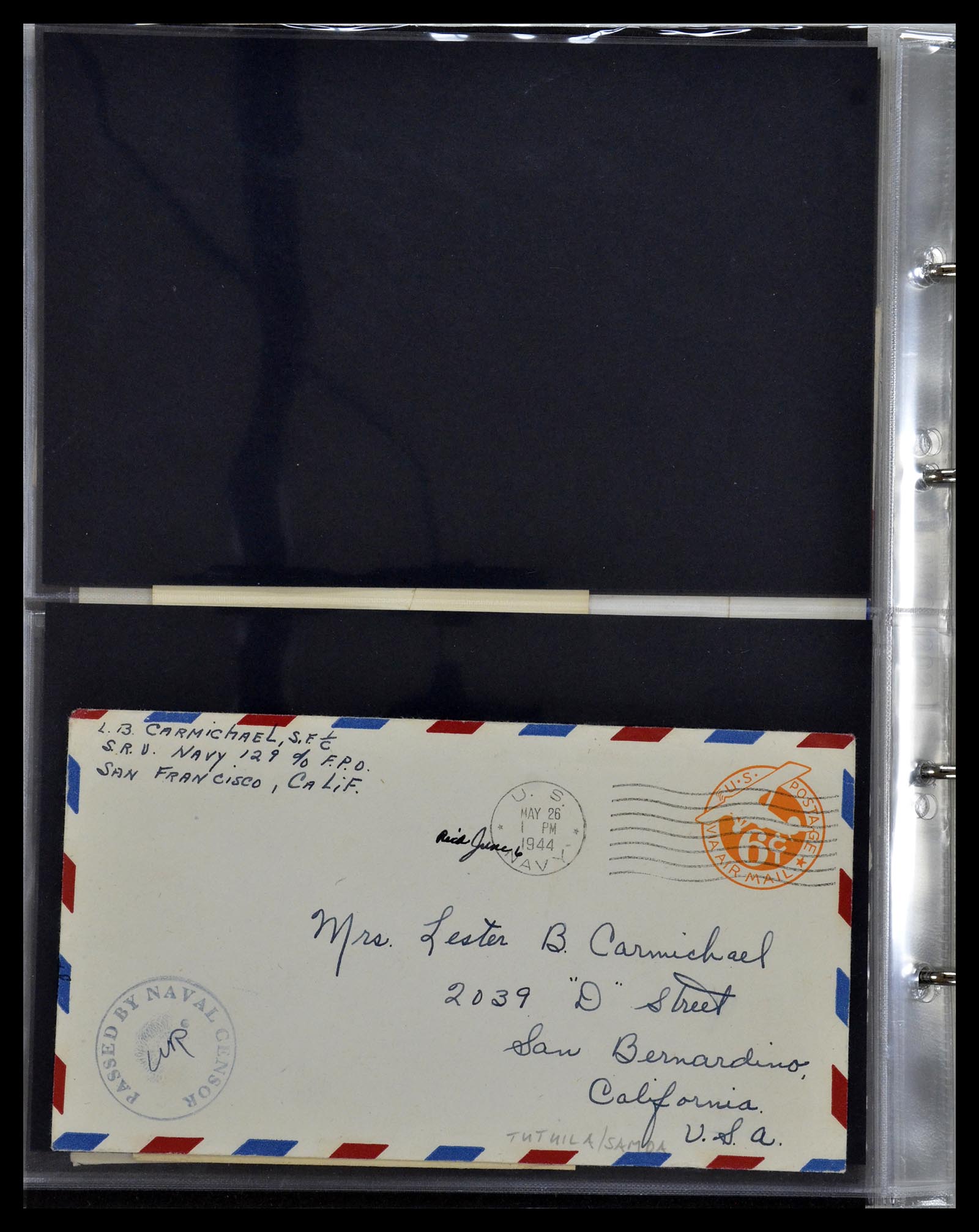 34960 252 - Postzegelverzameling 34960 USA veldpost brieven 1941-1973.