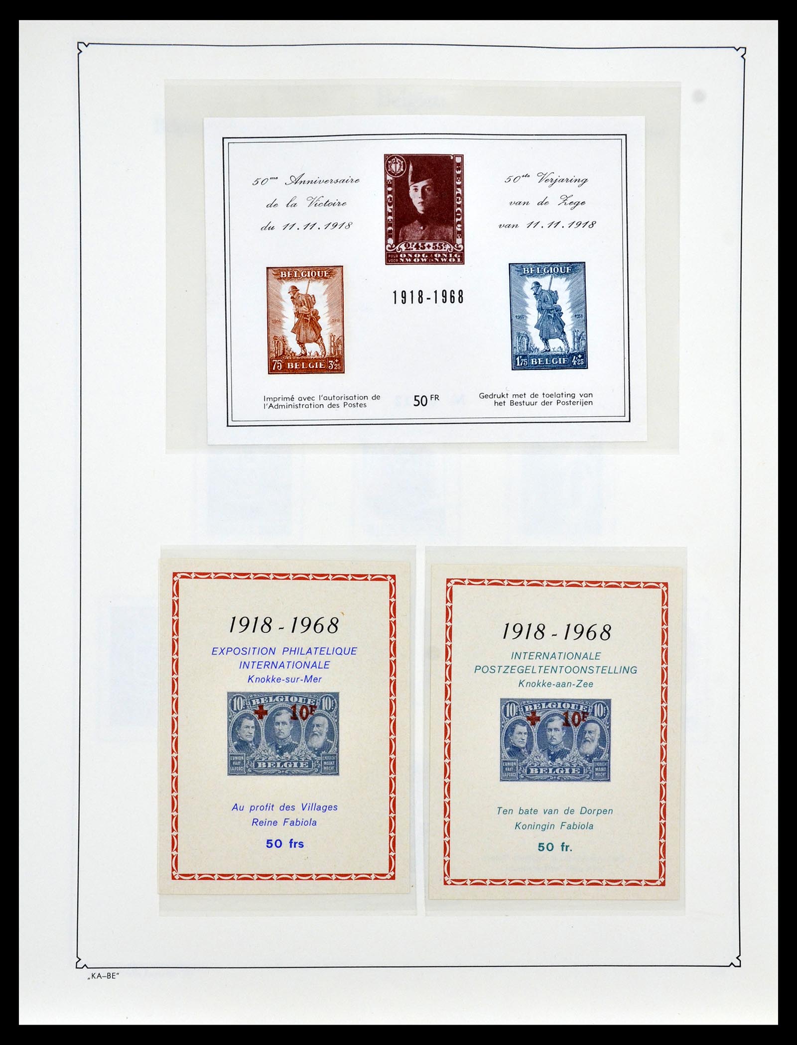 35034 252 - Postzegelverzameling 35034 België 1849-1982.