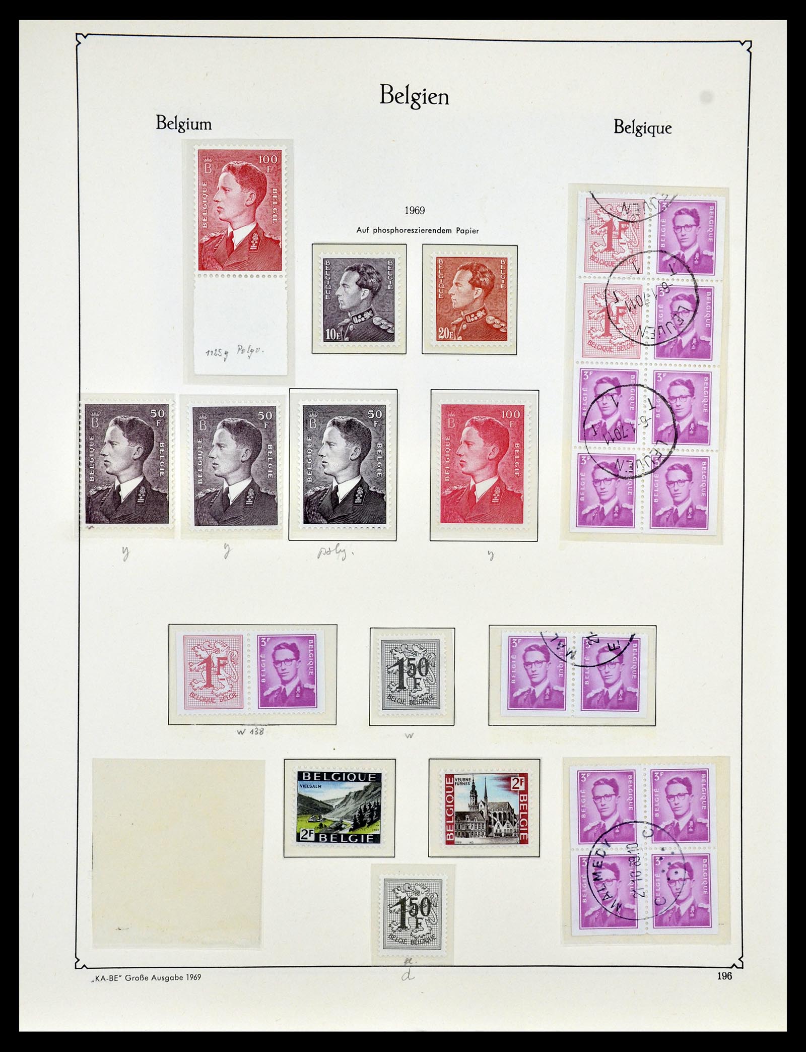 35034 260 - Postzegelverzameling 35034 België 1849-1982.
