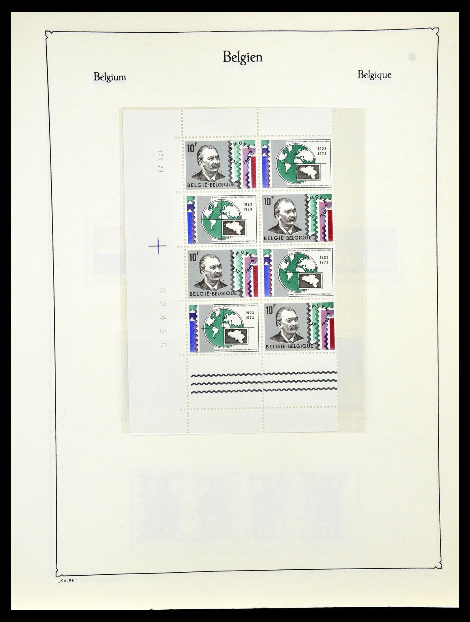 35034 287 - Postzegelverzameling 35034 België 1849-1982.