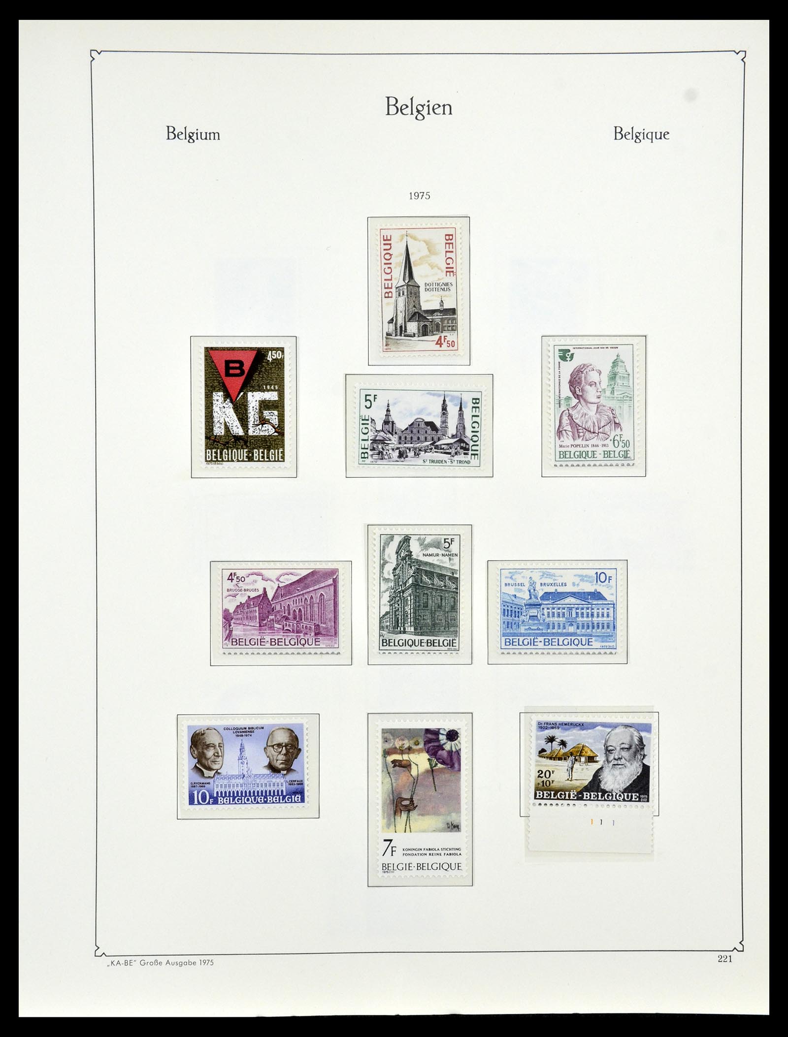 35034 297 - Postzegelverzameling 35034 België 1849-1982.