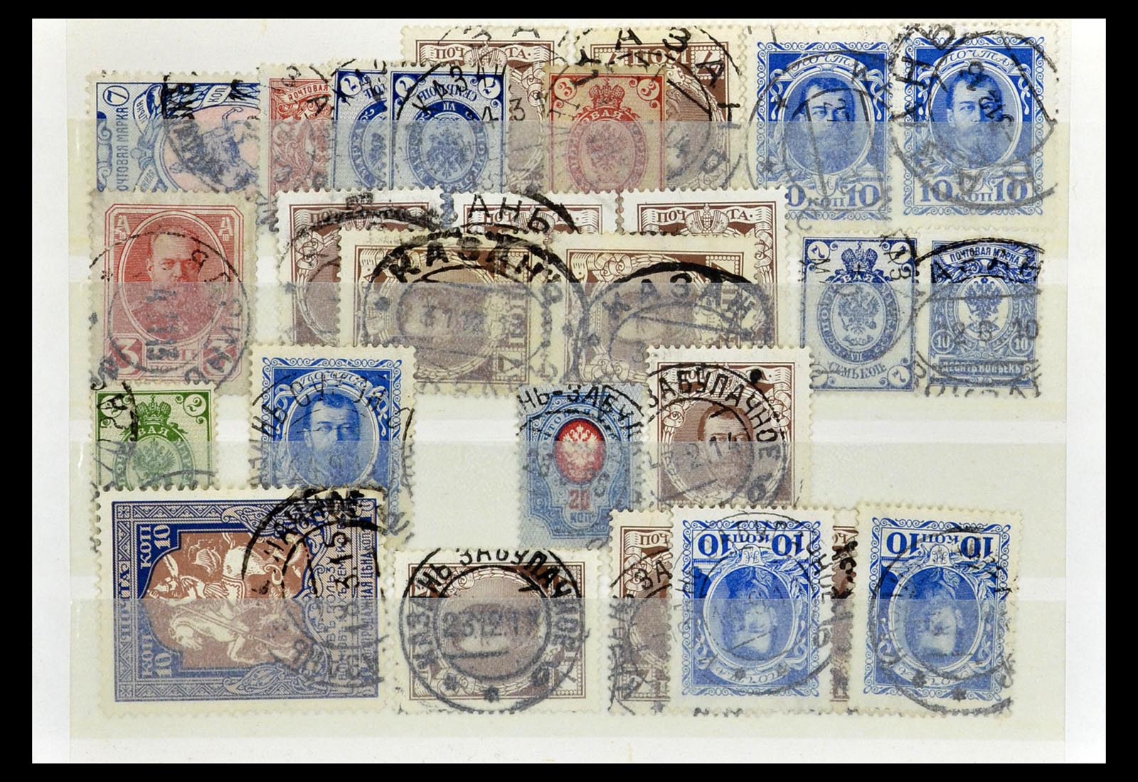 35038 068 - Postzegelverzameling 35038 Rusland afstempelingen 1864-1919.