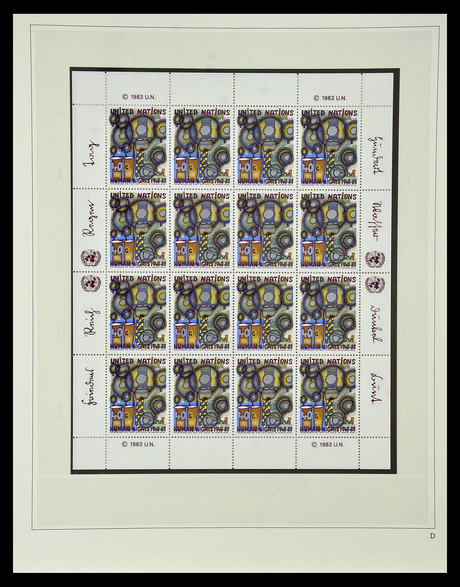 35045 0868 - Postzegelverzameling 35045 Verenigde Naties 1951-2013.