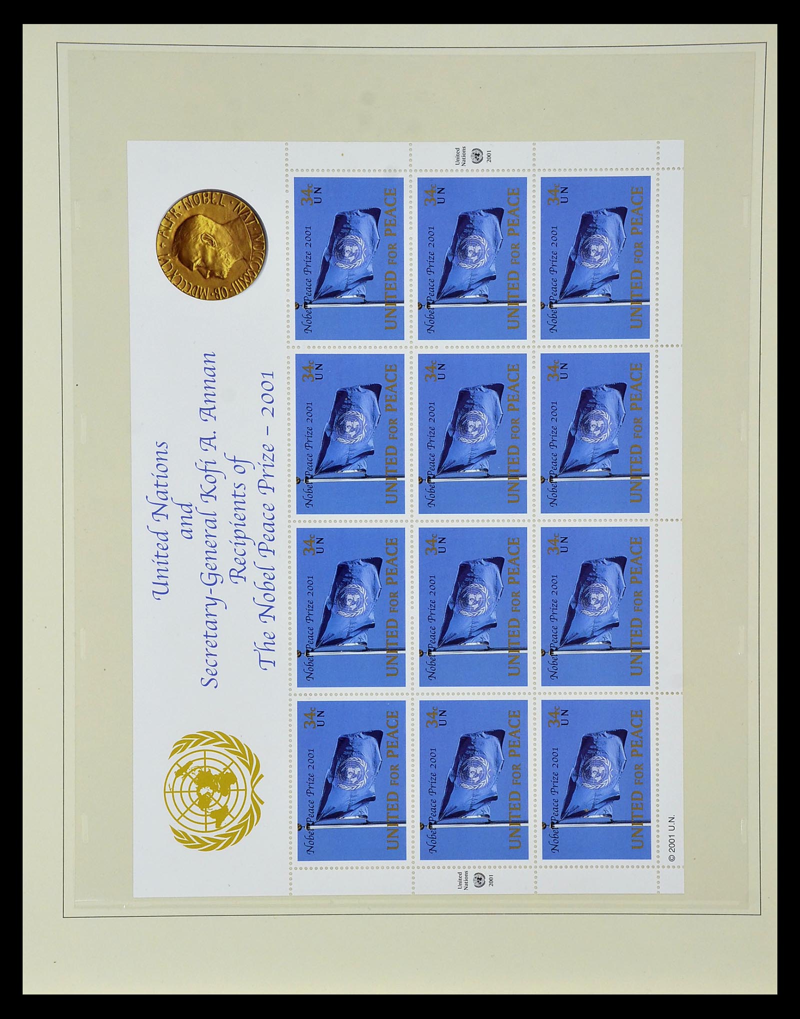 35045 0870 - Postzegelverzameling 35045 Verenigde Naties 1951-2013.