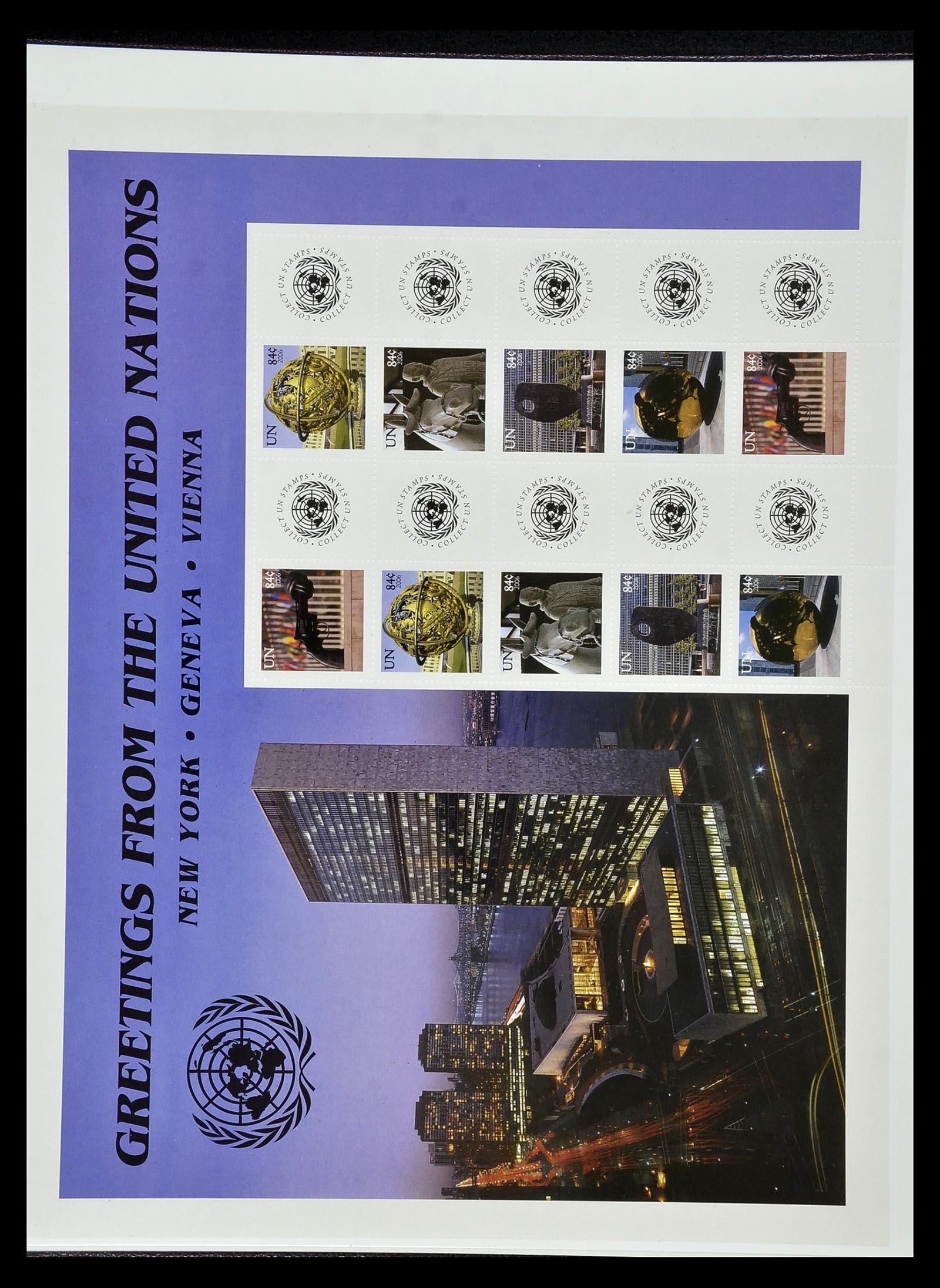 35045 0873 - Postzegelverzameling 35045 Verenigde Naties 1951-2013.