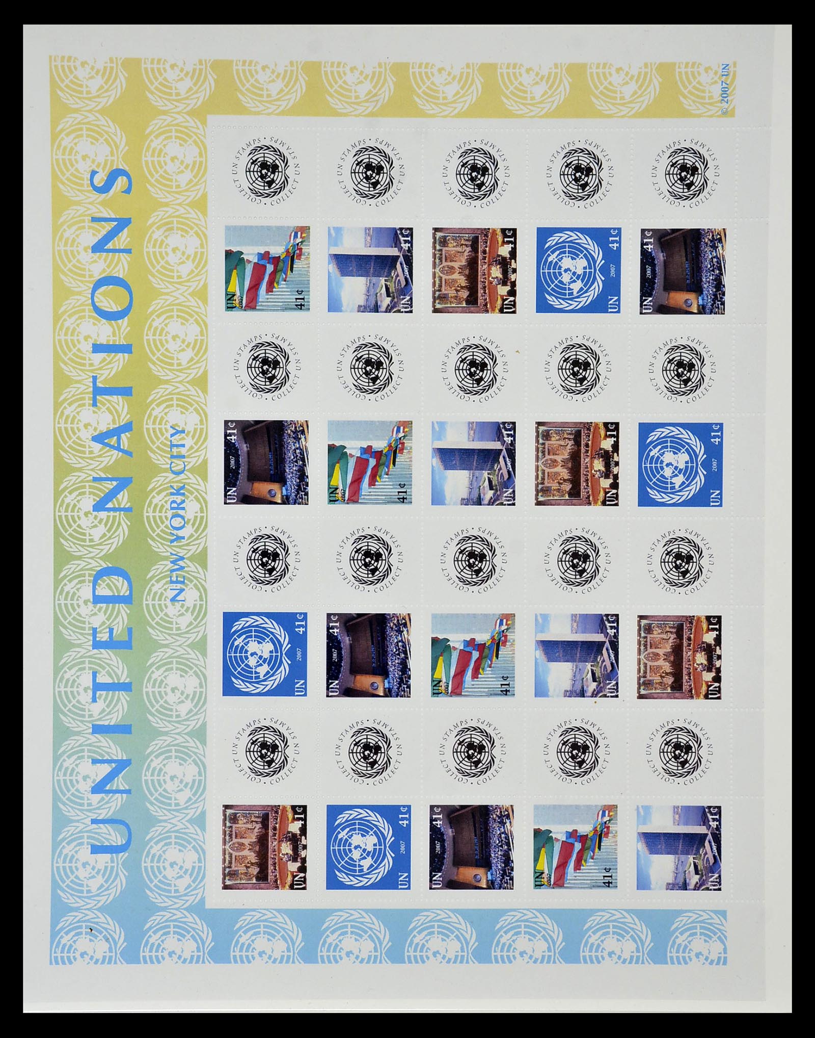 35045 0880 - Postzegelverzameling 35045 Verenigde Naties 1951-2013.