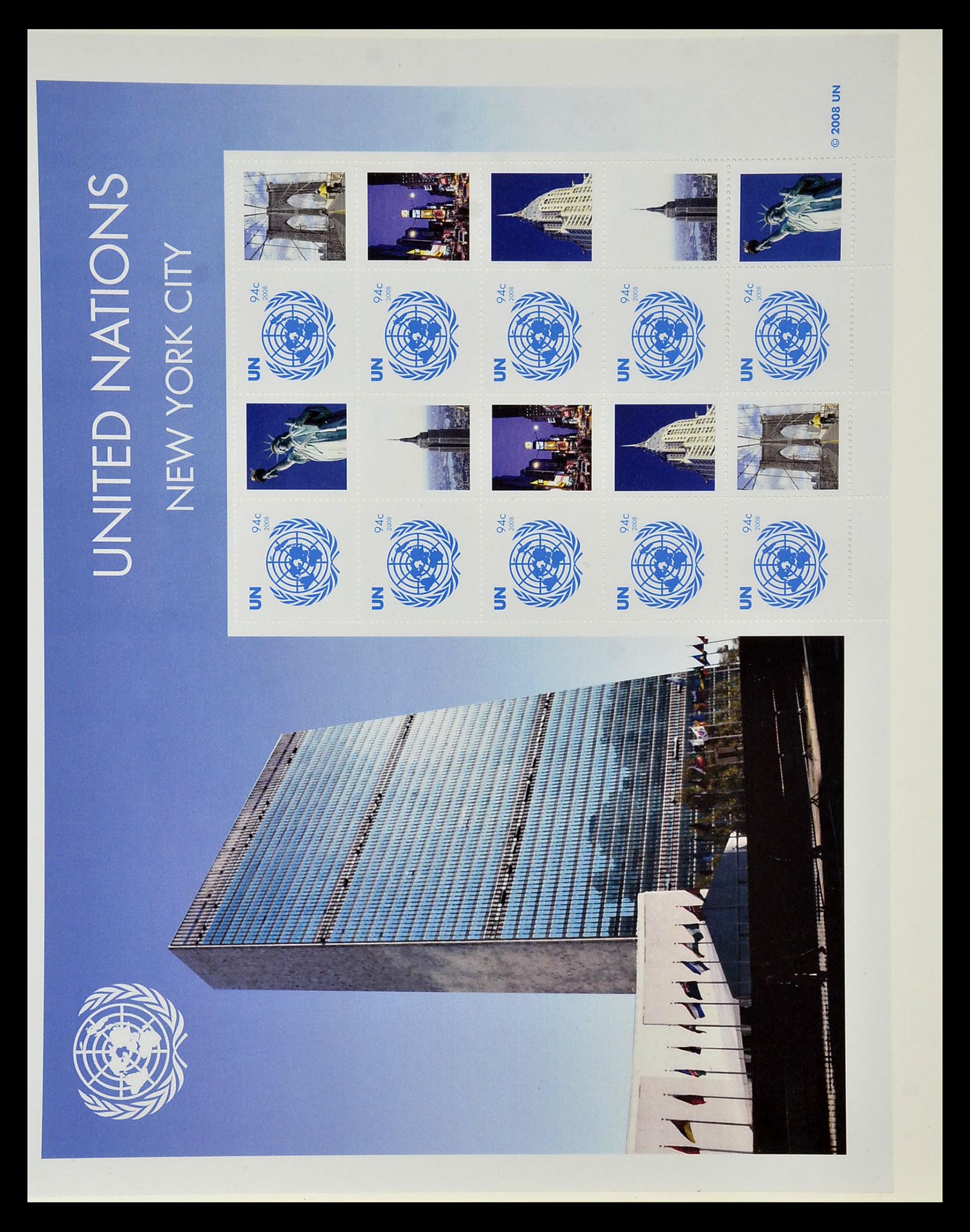 35045 0881 - Postzegelverzameling 35045 Verenigde Naties 1951-2013.