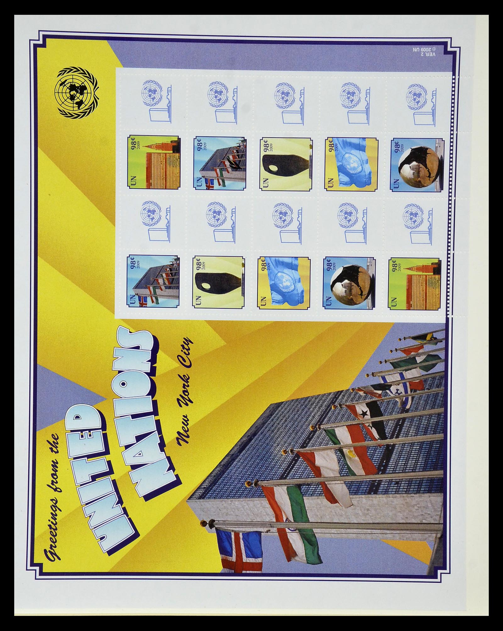 35045 0885 - Postzegelverzameling 35045 Verenigde Naties 1951-2013.