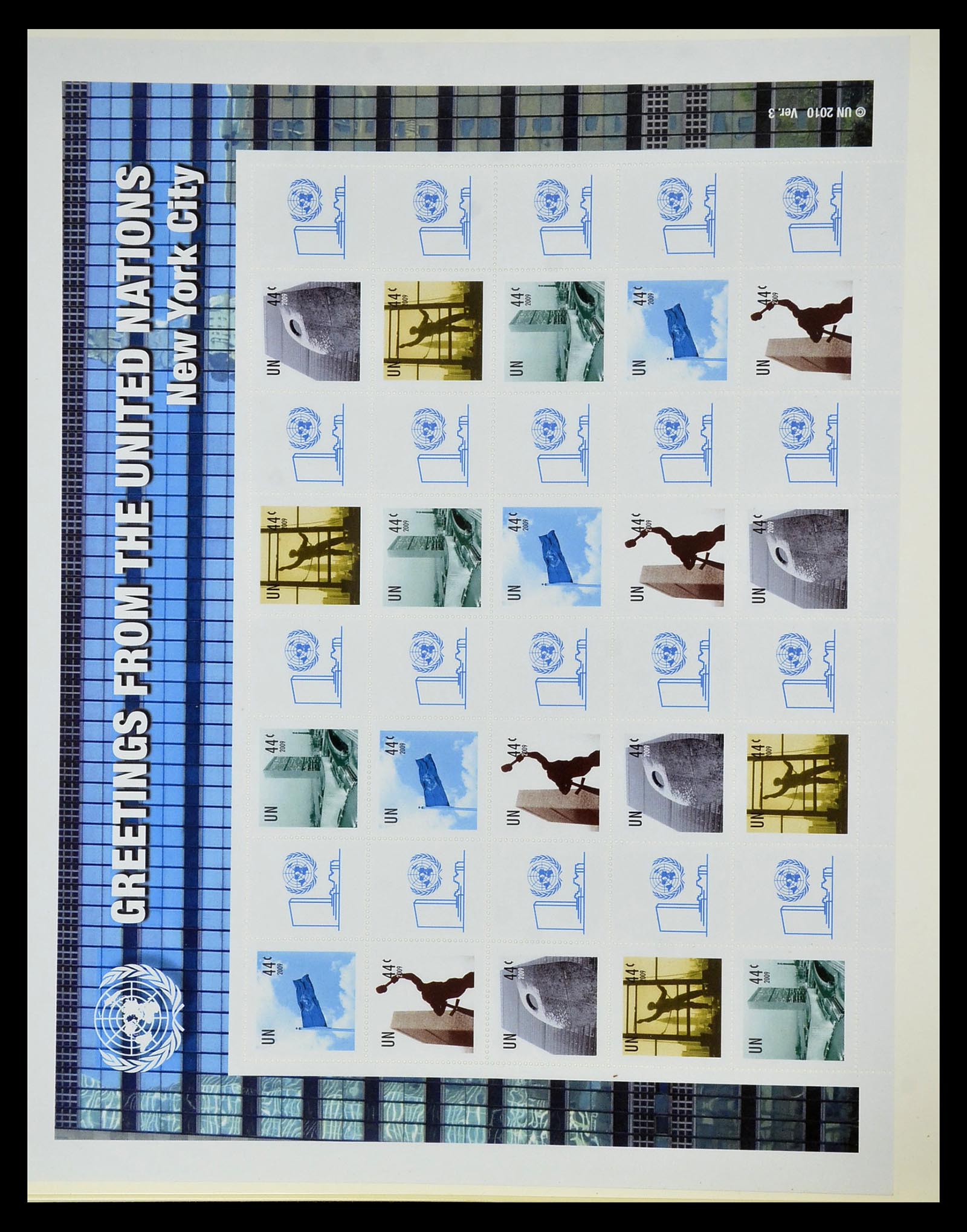 35045 0886 - Postzegelverzameling 35045 Verenigde Naties 1951-2013.