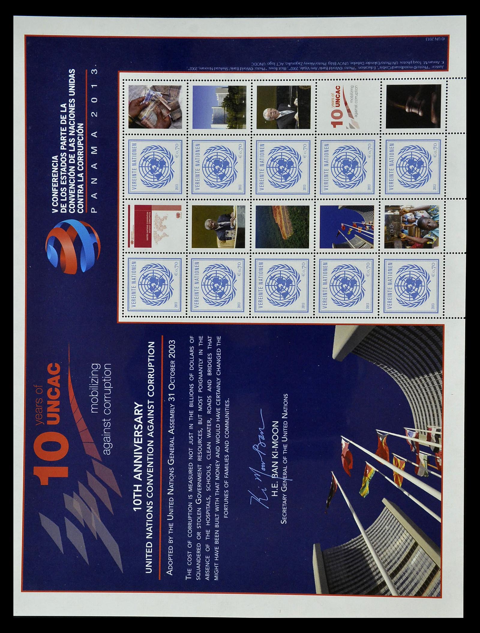 35045 0895 - Postzegelverzameling 35045 Verenigde Naties 1951-2013.