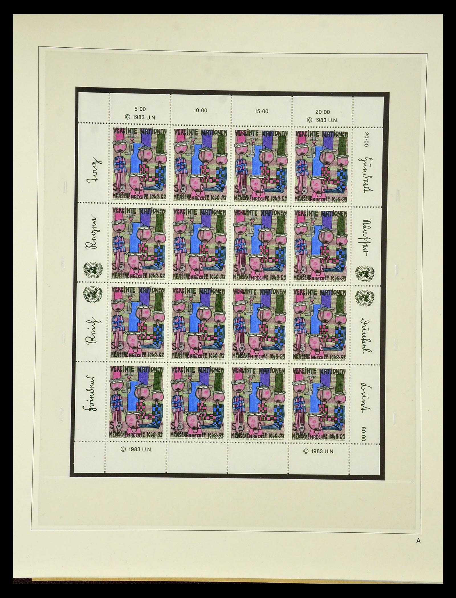 35045 0906 - Postzegelverzameling 35045 Verenigde Naties 1951-2013.