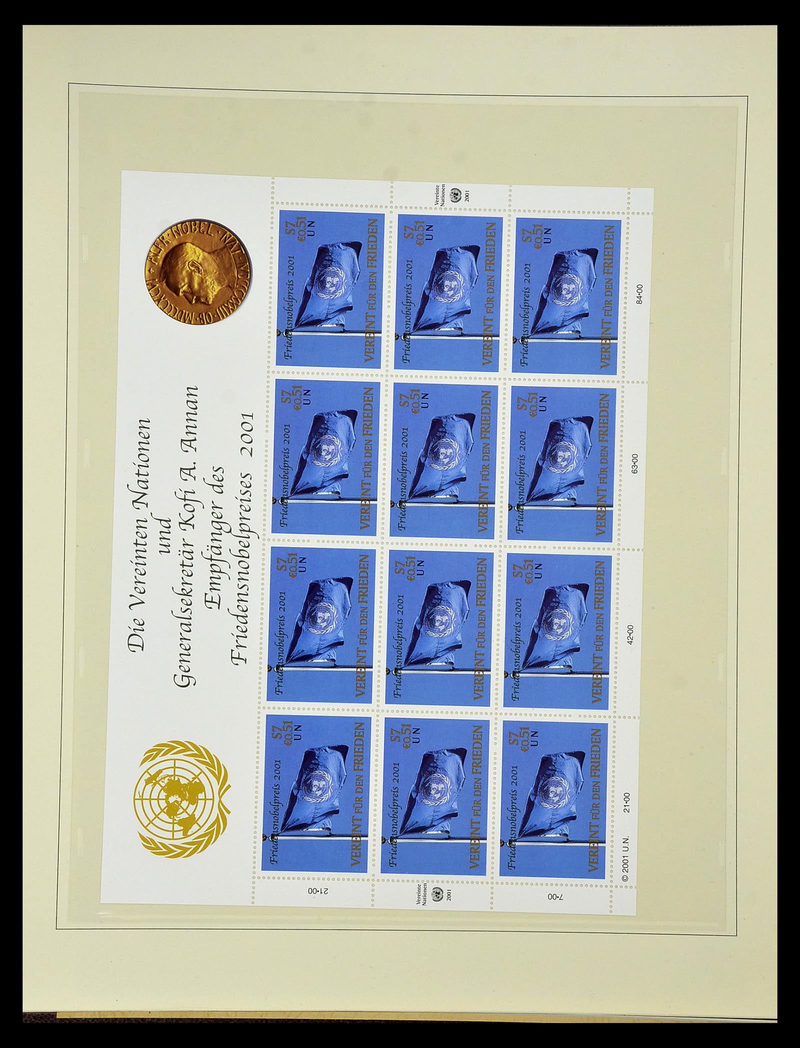 35045 0909 - Postzegelverzameling 35045 Verenigde Naties 1951-2013.