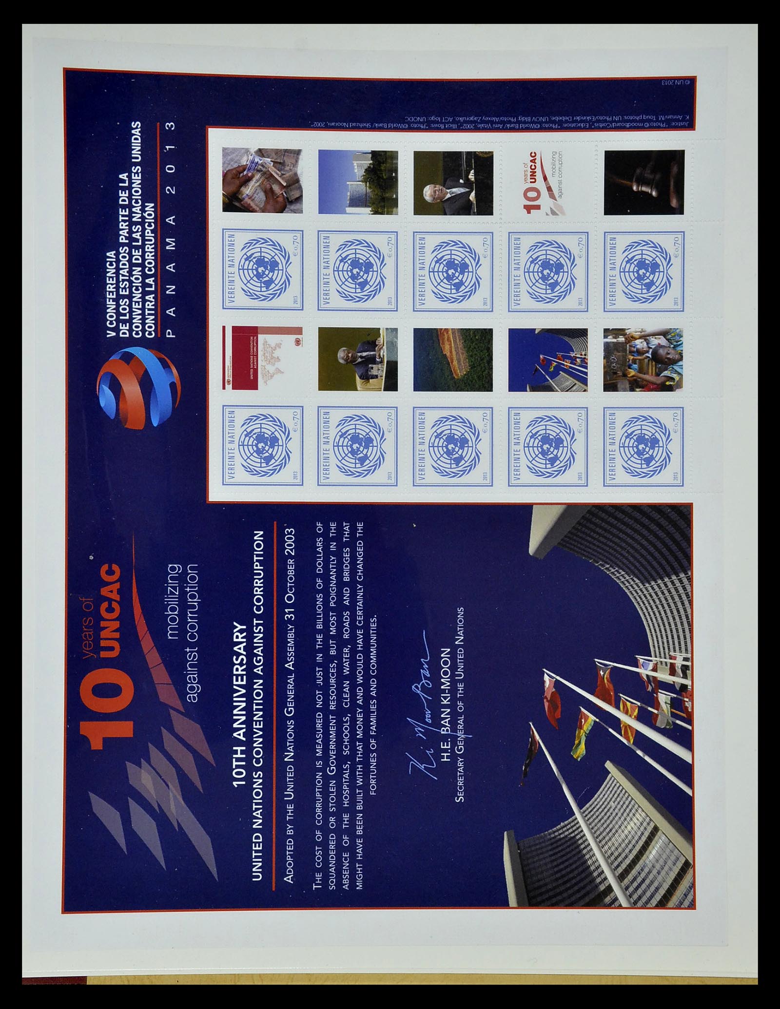 35045 0923 - Postzegelverzameling 35045 Verenigde Naties 1951-2013.