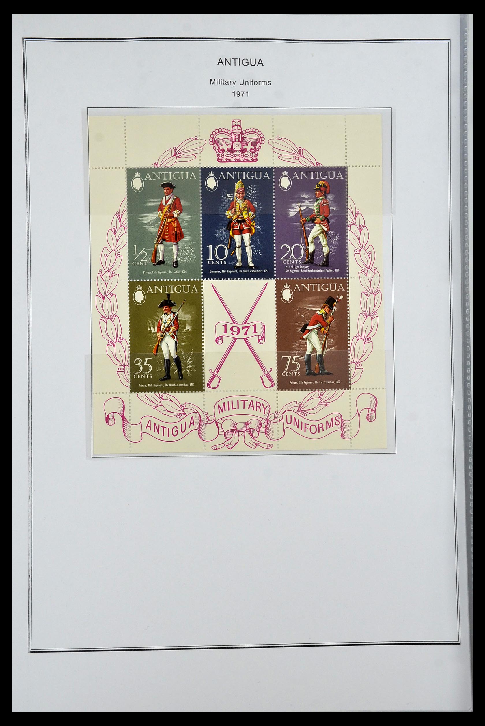 35060 0105 - Postzegelverzameling 35060 Engeland en kolonien 1840-1970.