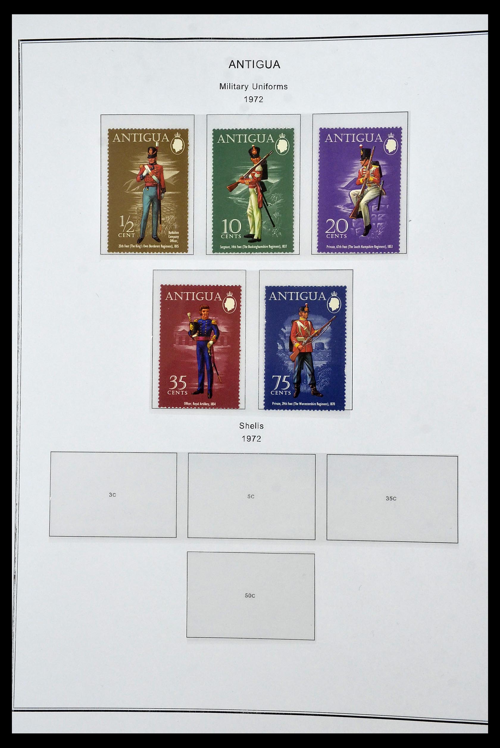 35060 0106 - Postzegelverzameling 35060 Engeland en kolonien 1840-1970.
