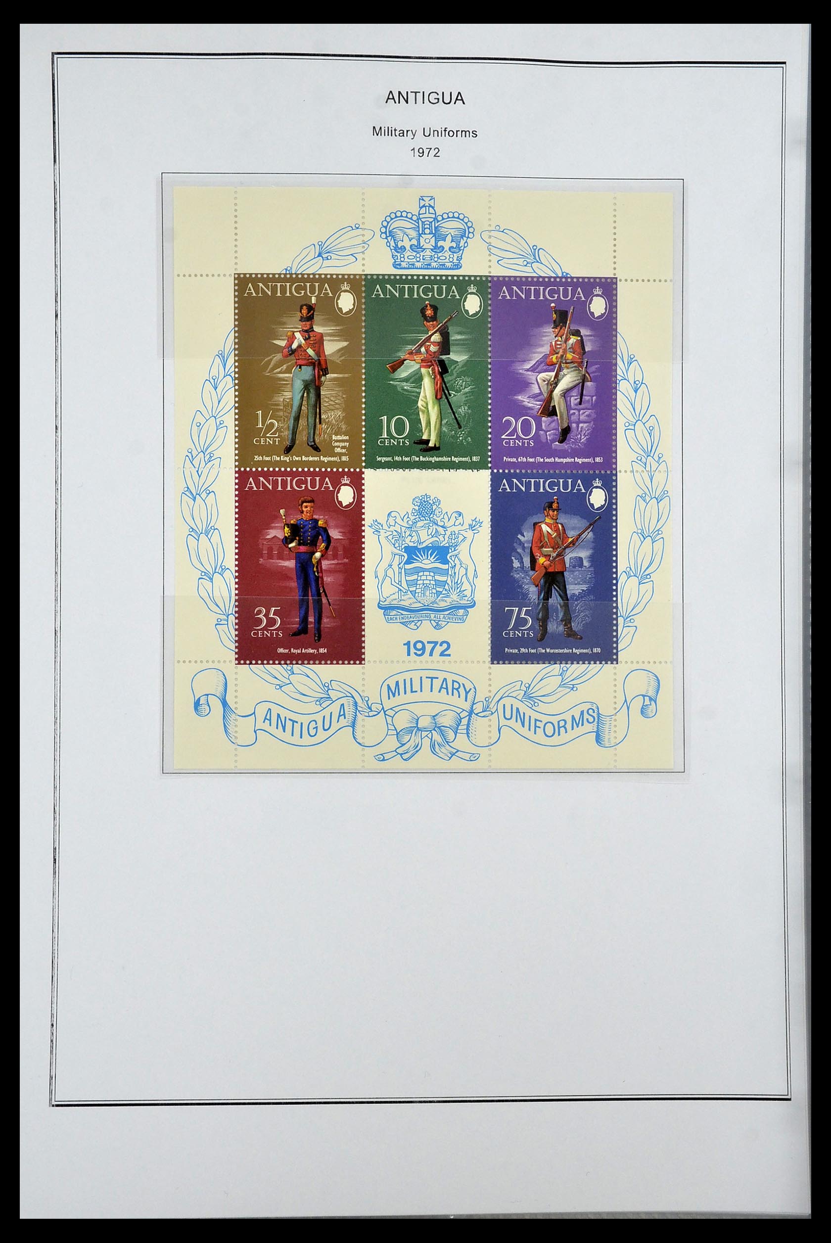 35060 0107 - Postzegelverzameling 35060 Engeland en kolonien 1840-1970.