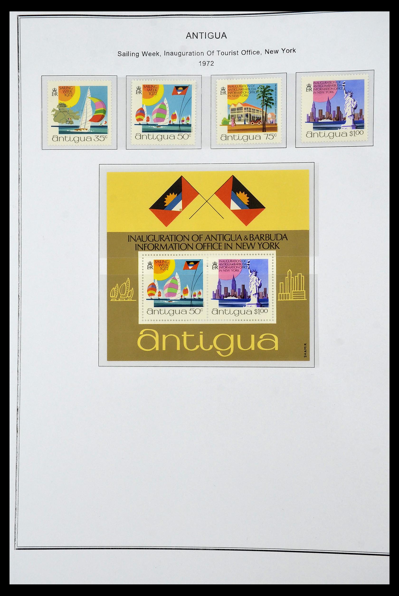 35060 0110 - Postzegelverzameling 35060 Engeland en kolonien 1840-1970.