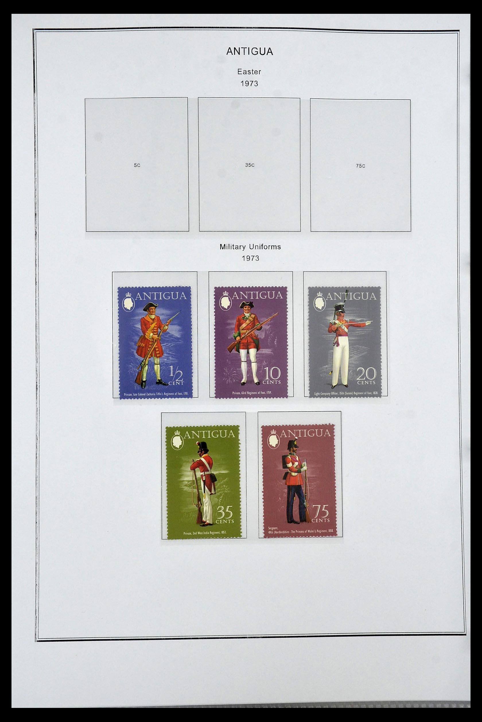 35060 0111 - Postzegelverzameling 35060 Engeland en kolonien 1840-1970.