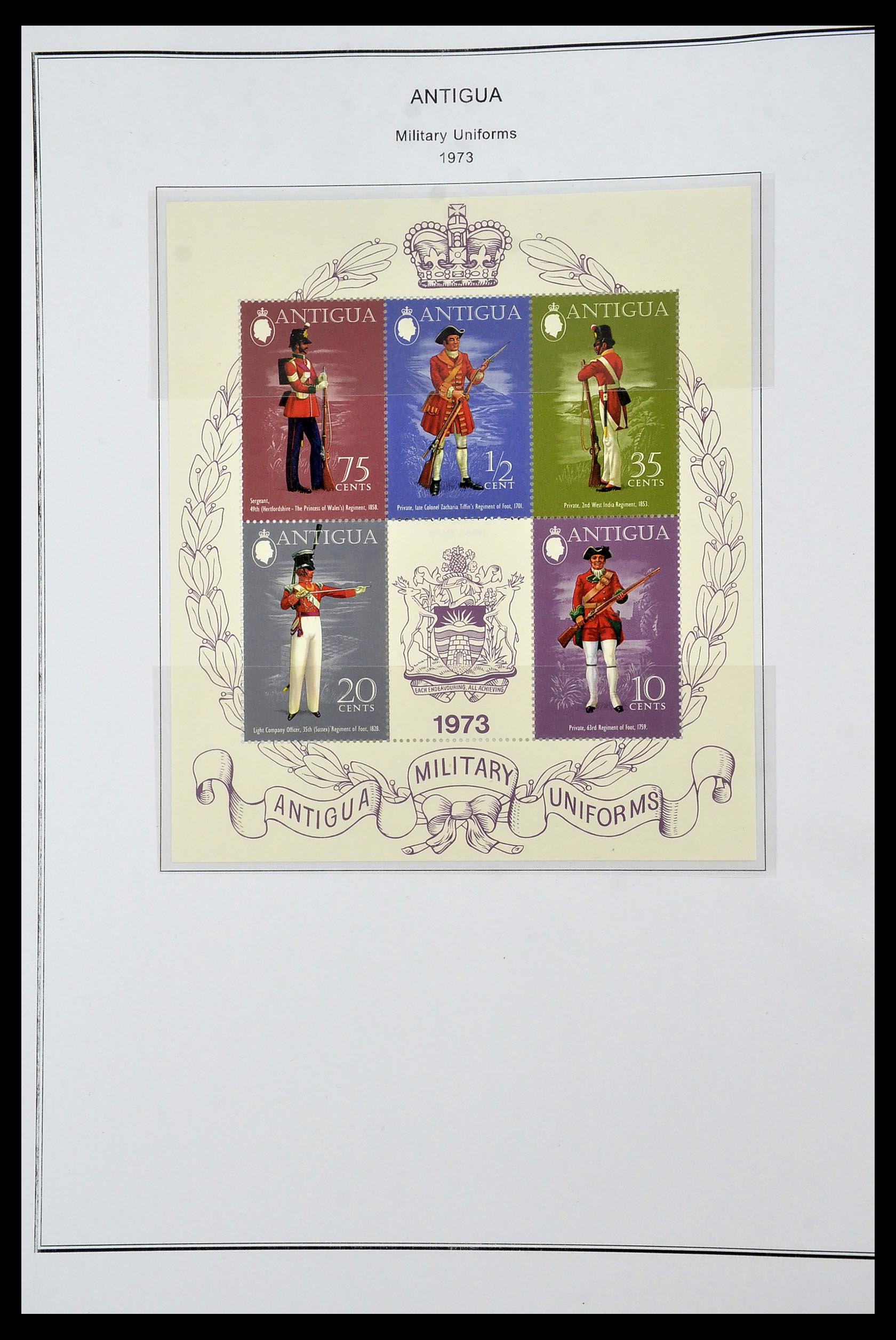 35060 0112 - Postzegelverzameling 35060 Engeland en kolonien 1840-1970.