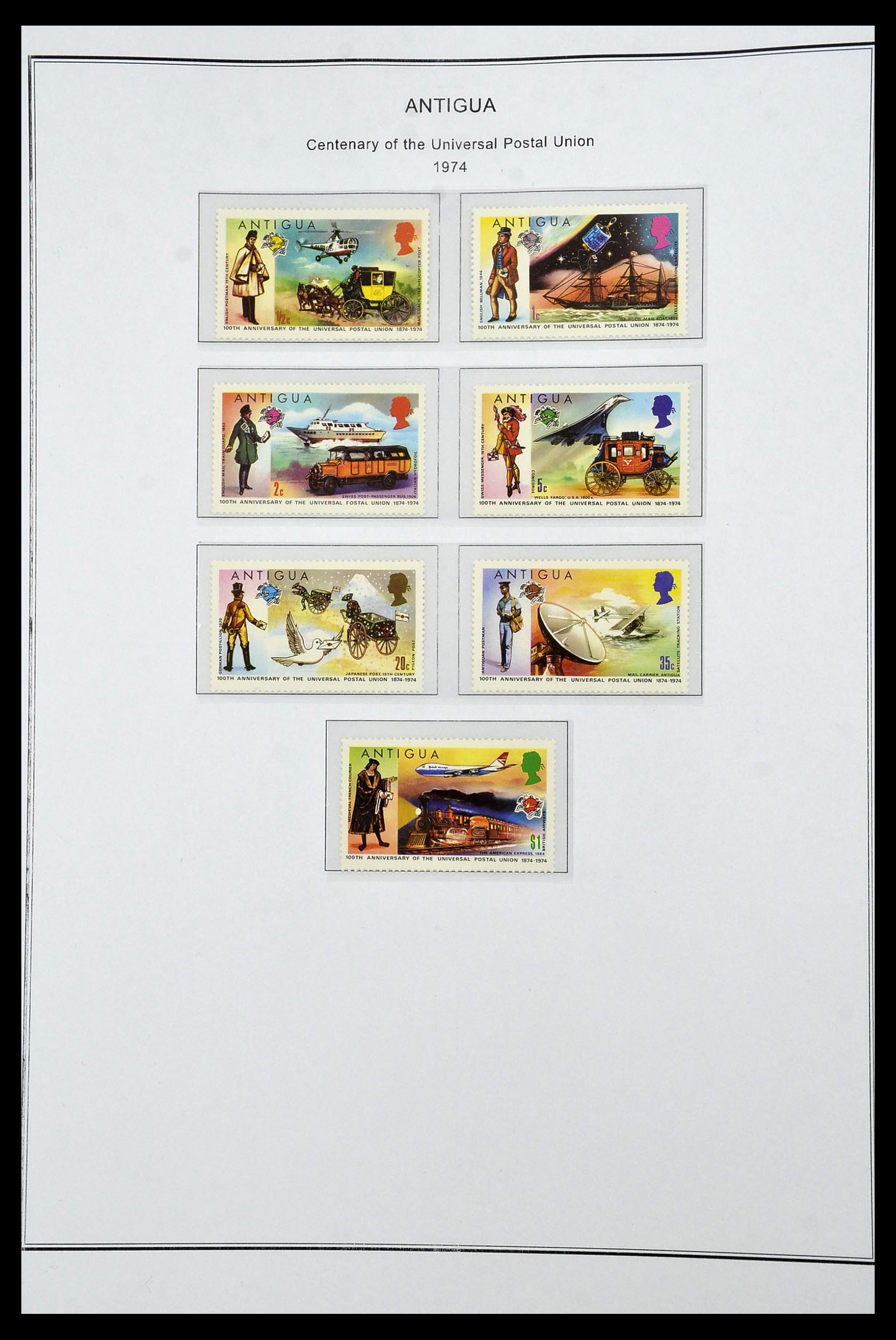35060 0115 - Postzegelverzameling 35060 Engeland en kolonien 1840-1970.