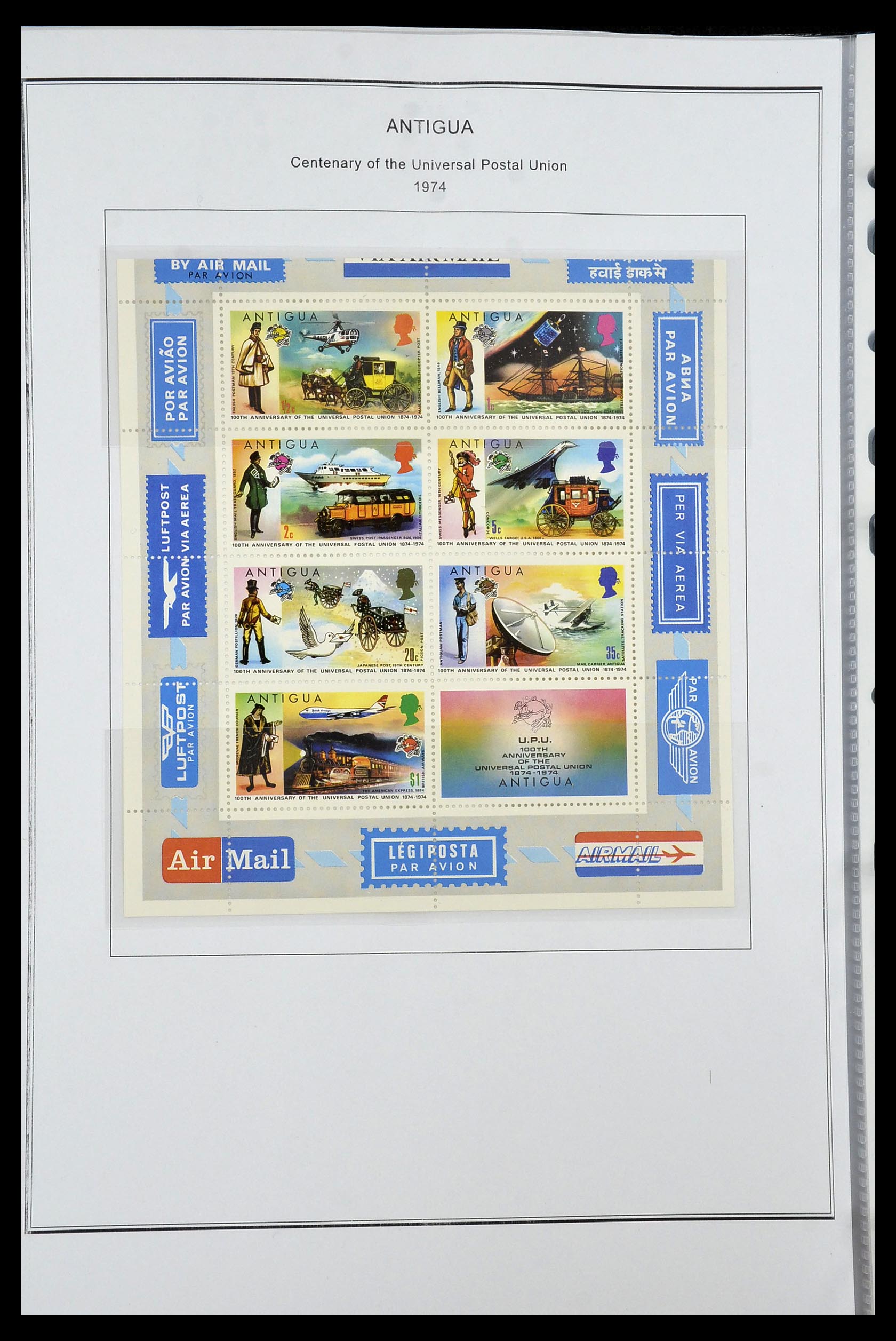35060 0116 - Postzegelverzameling 35060 Engeland en kolonien 1840-1970.