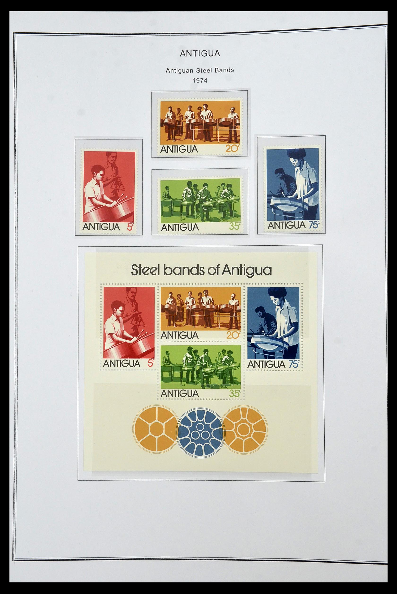 35060 0117 - Postzegelverzameling 35060 Engeland en kolonien 1840-1970.