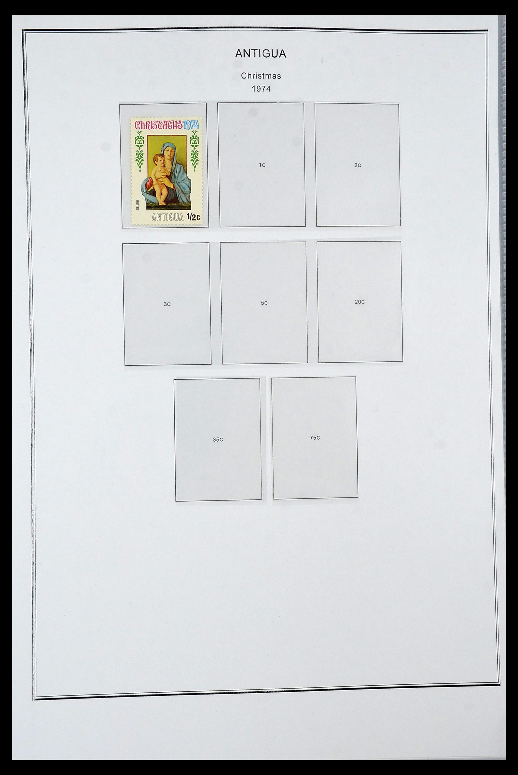 35060 0124 - Postzegelverzameling 35060 Engeland en kolonien 1840-1970.