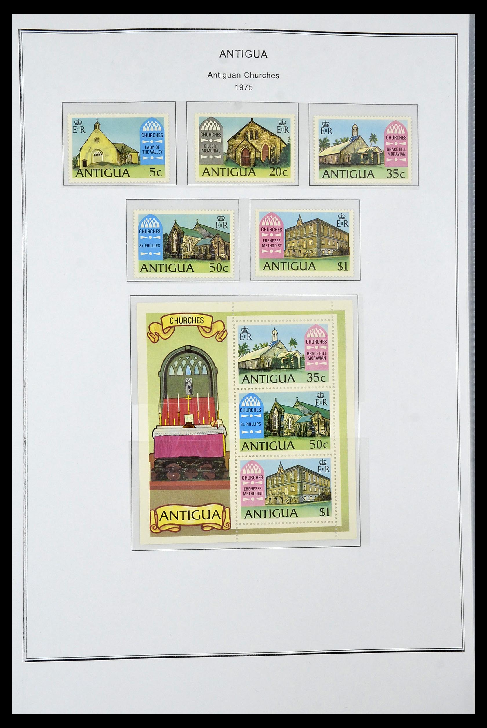 35060 0127 - Postzegelverzameling 35060 Engeland en kolonien 1840-1970.